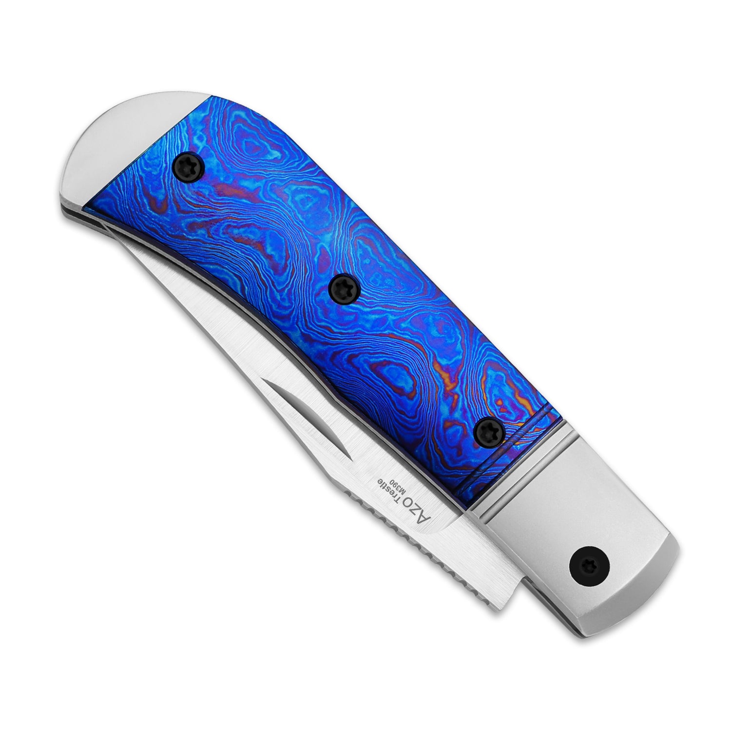 kizuki キズキ　RESONANSE long tee ネイビー Topsail 3.1 inch S45VN Titanium & Timascus Ki3735A2-Kizer