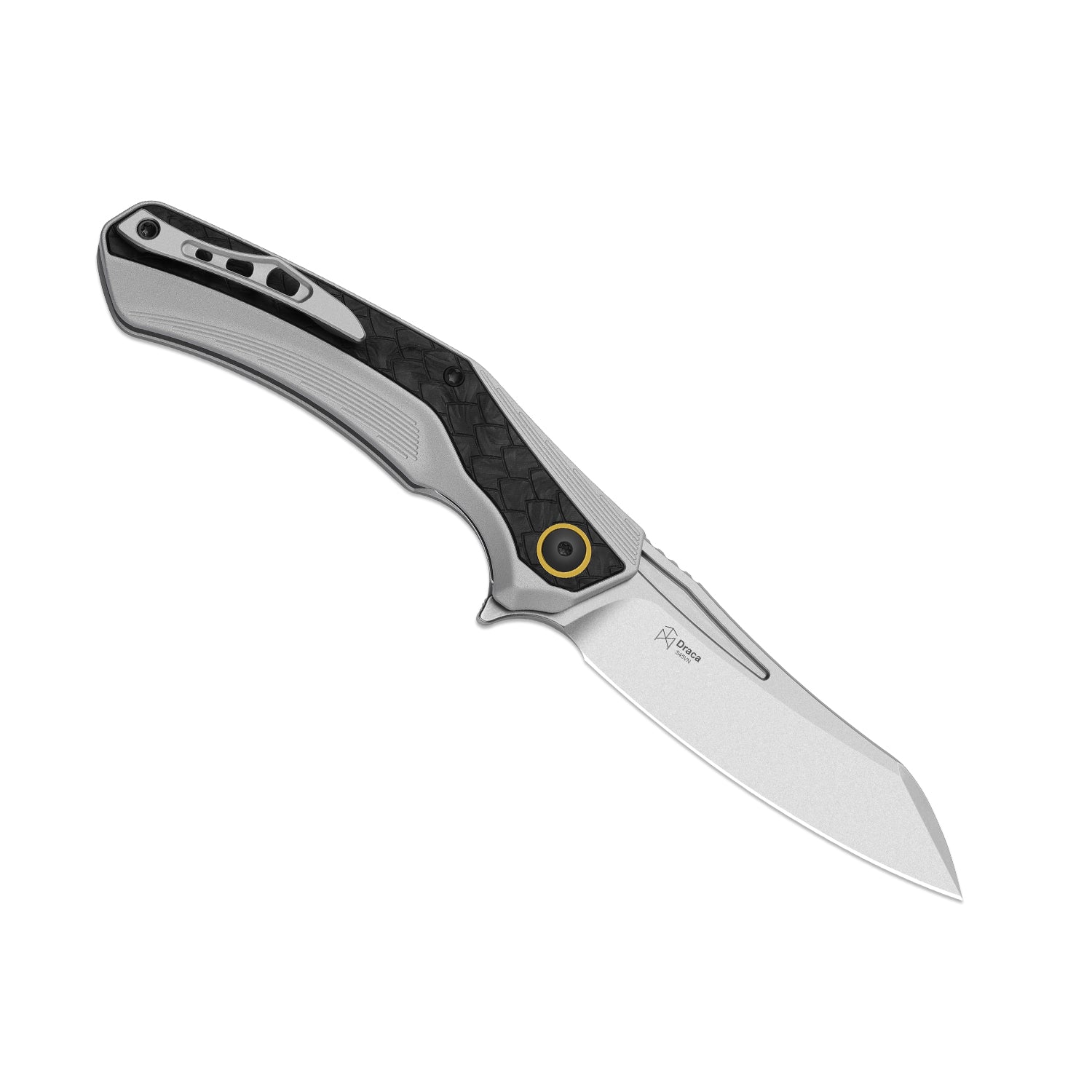 Draca | Flipper | S45VN | GID | Aluminum & Carbon Fiber | KizerB™ 4751A1