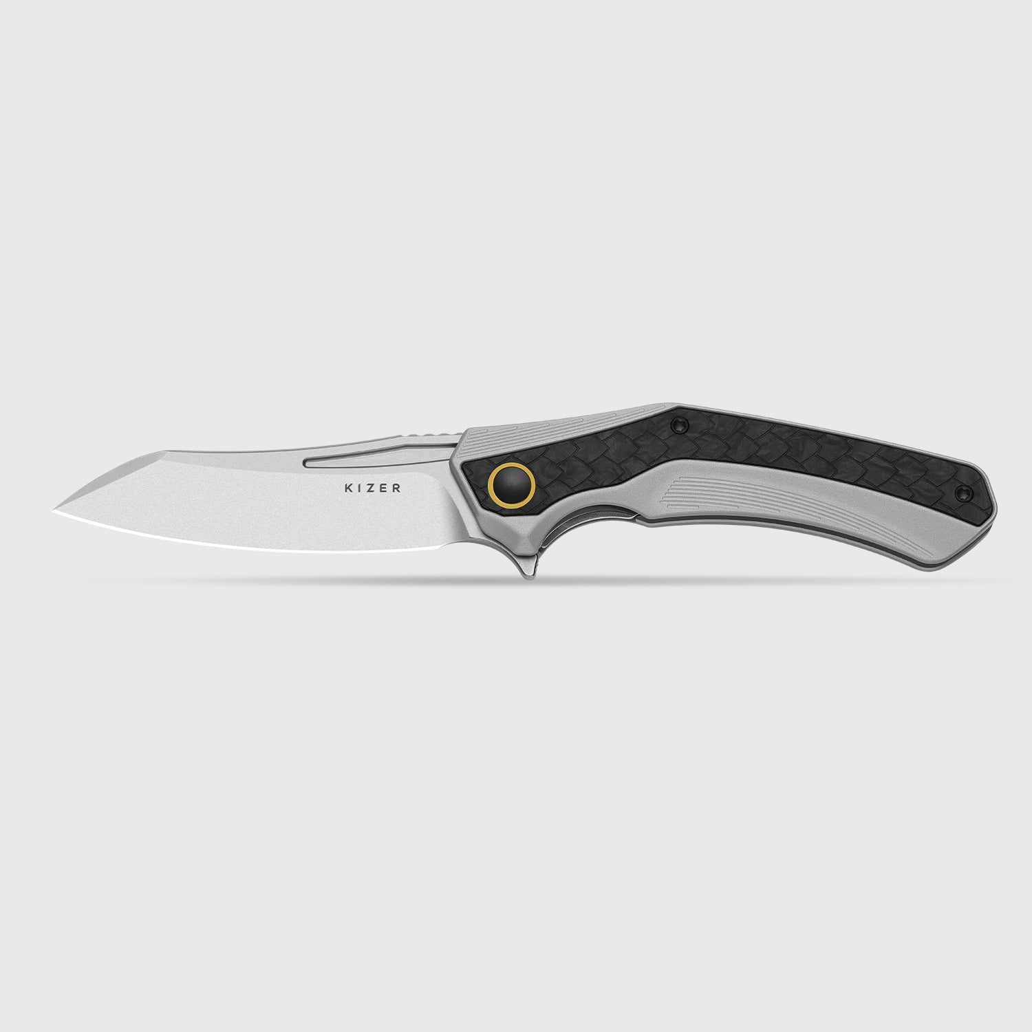 Draca | Flipper | S45VN | GID | Aluminum & Carbon Fiber | KizerB™ 4751A1