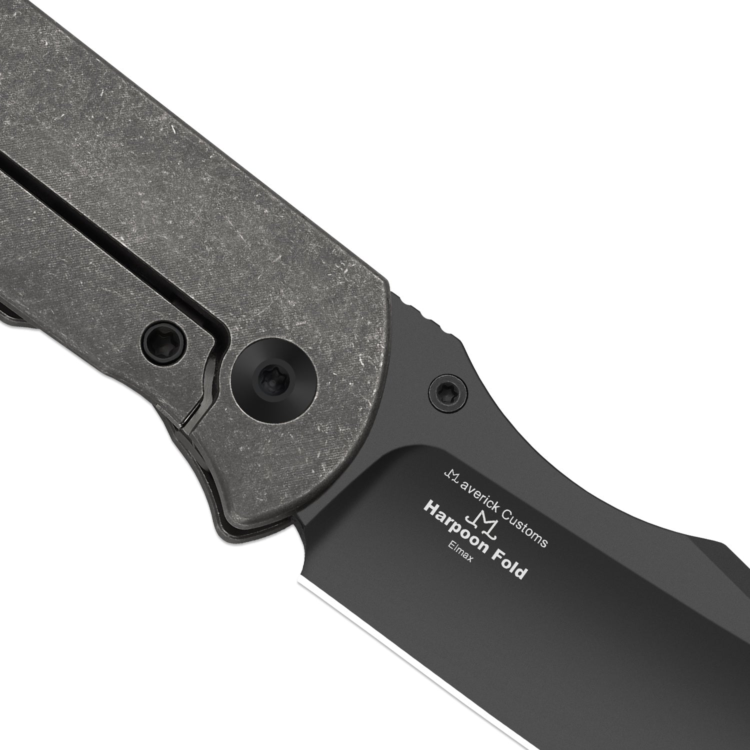 HARPOON FOLD | Elmax + Hollow Grind + Matte DLC Ultra | FRAME LOCK | T