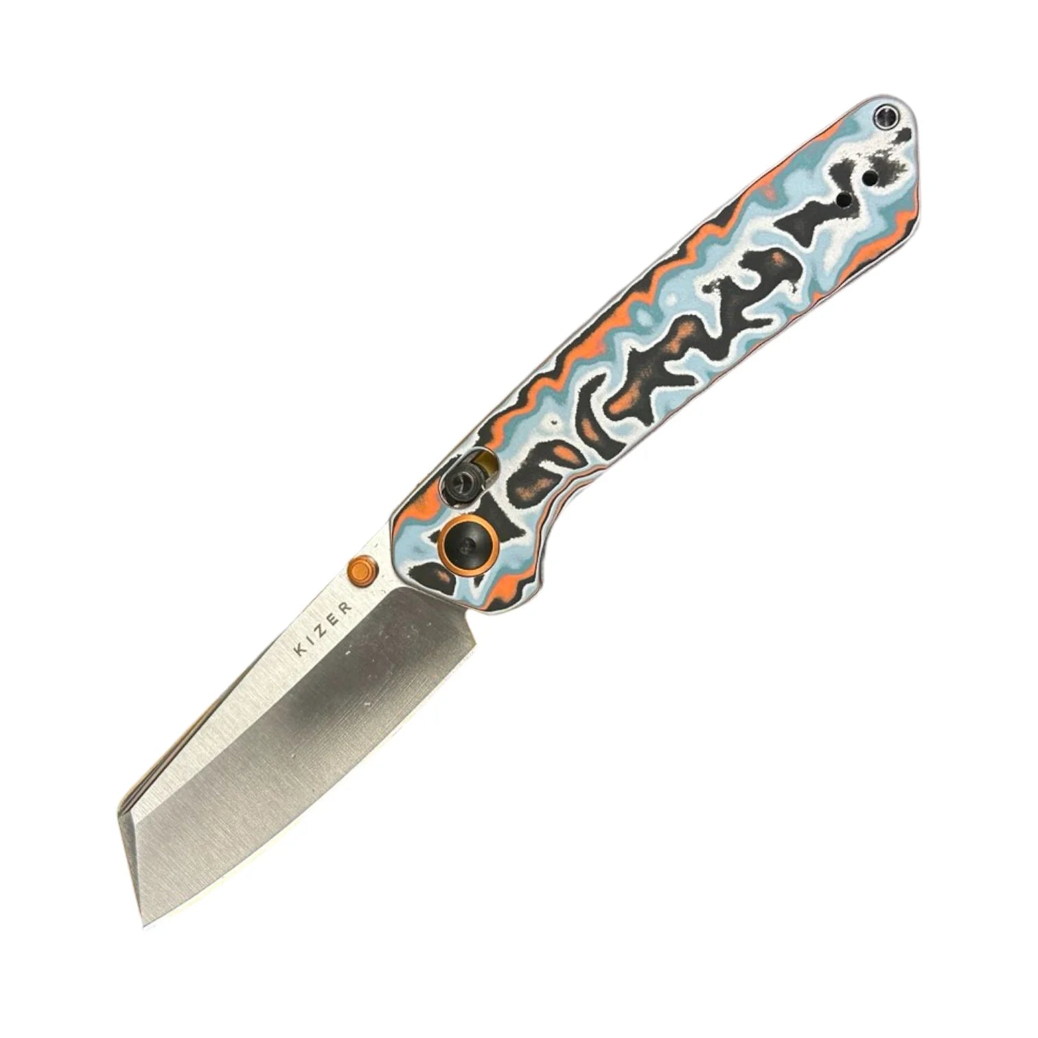 Kizer Madrac Blade City Exclusive – Nitro-V Satin Blade & Vortex Micarta Handle