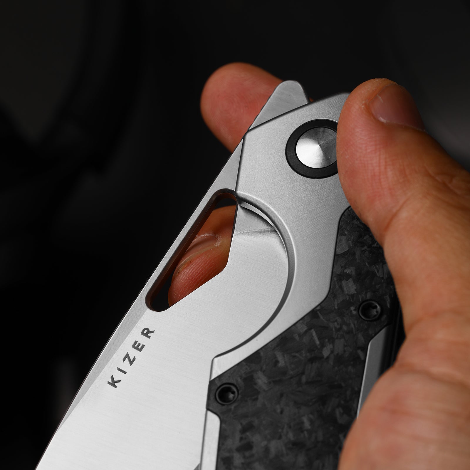 Serpentine Elmax Titanium & Carbon Fiber Satin - Kizer