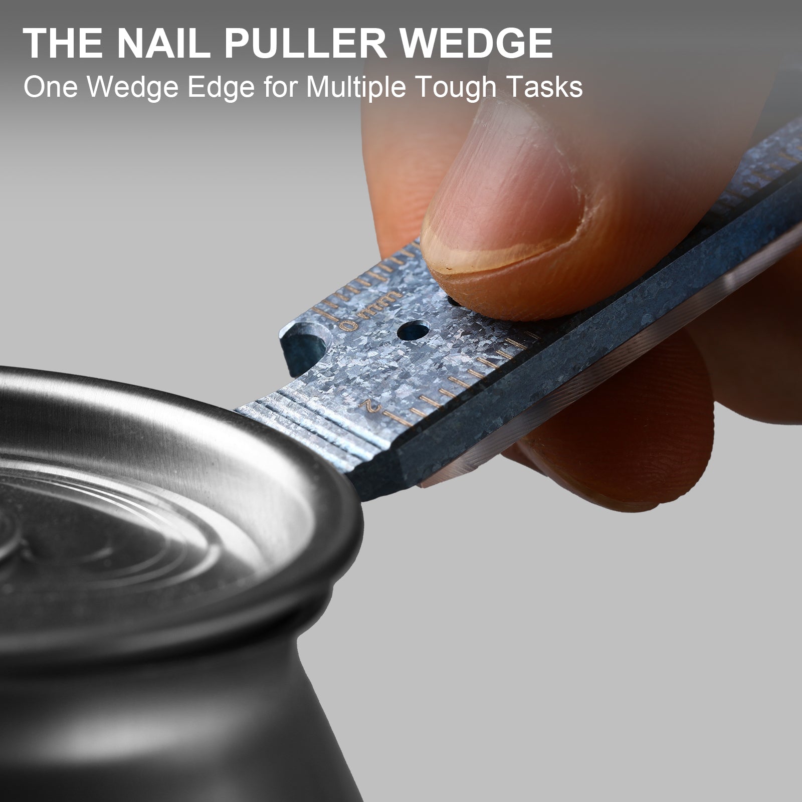 Kizer Crystallized Titanium & Acrylic EDC Multi-Functional Tools Blue & Purple Pac-Bar