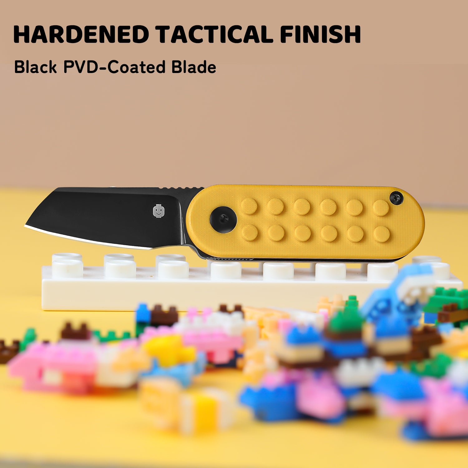 Mini Bay | 14C28N | Yellow Brick G10 Handle | V2583A1
