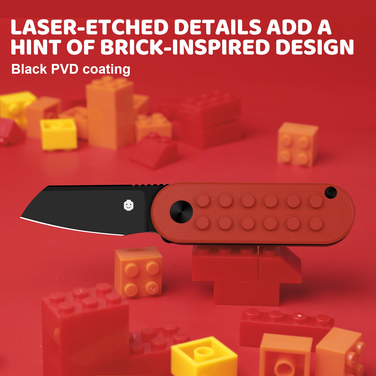 Mini Bay | 14C28N | Red Brick G10 Handle | V2583A4