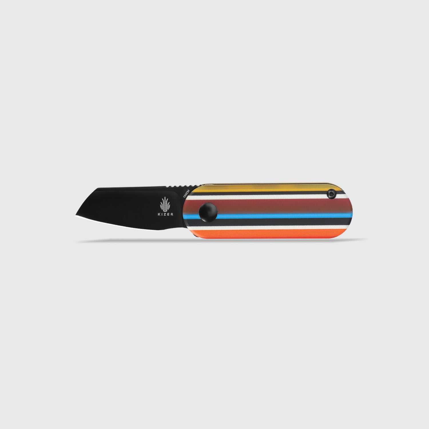 Mini Bay No Lock Colorful G10 Handle Serape Knife | Kizer