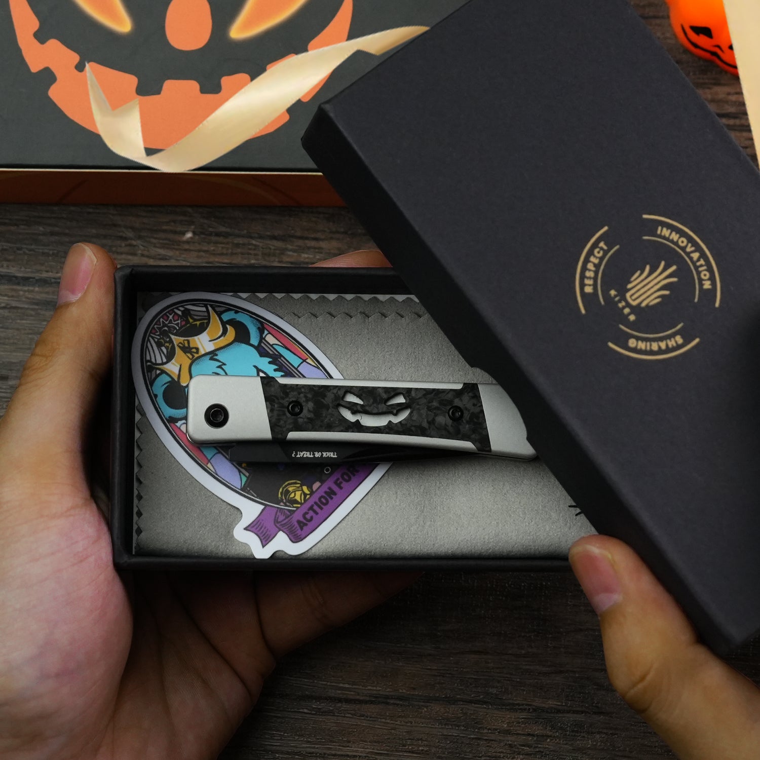 Halloween 2.52 Inch Little Grand Nitro-V Aluminum & Carbon Fiber