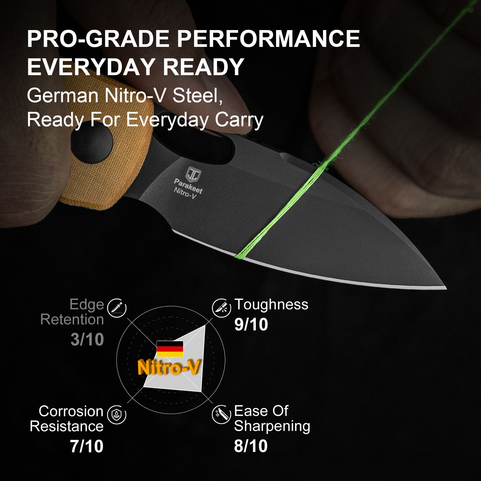 Parakeet | Nitro-V | Micarta | V2706A3