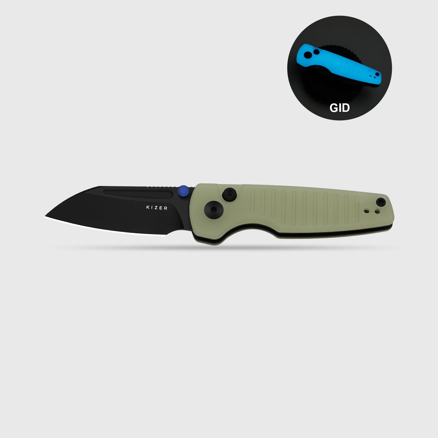 Parakeet | GID G10 Handle | Kizer Button Liner Lock™ | Nitro-V | KizerV™ 2706A7
