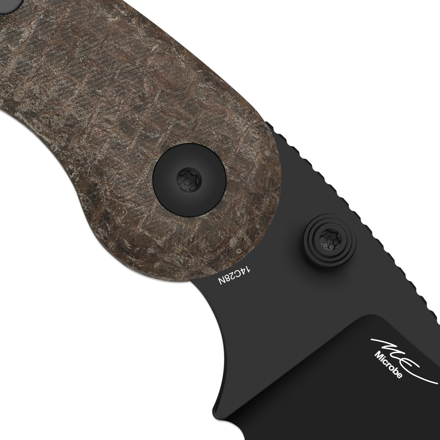 Microbe™ | GID Canvas Micarta Handle | Kizer Button Liner Lock™ | 14C28N |  KizerV™ 2742A10