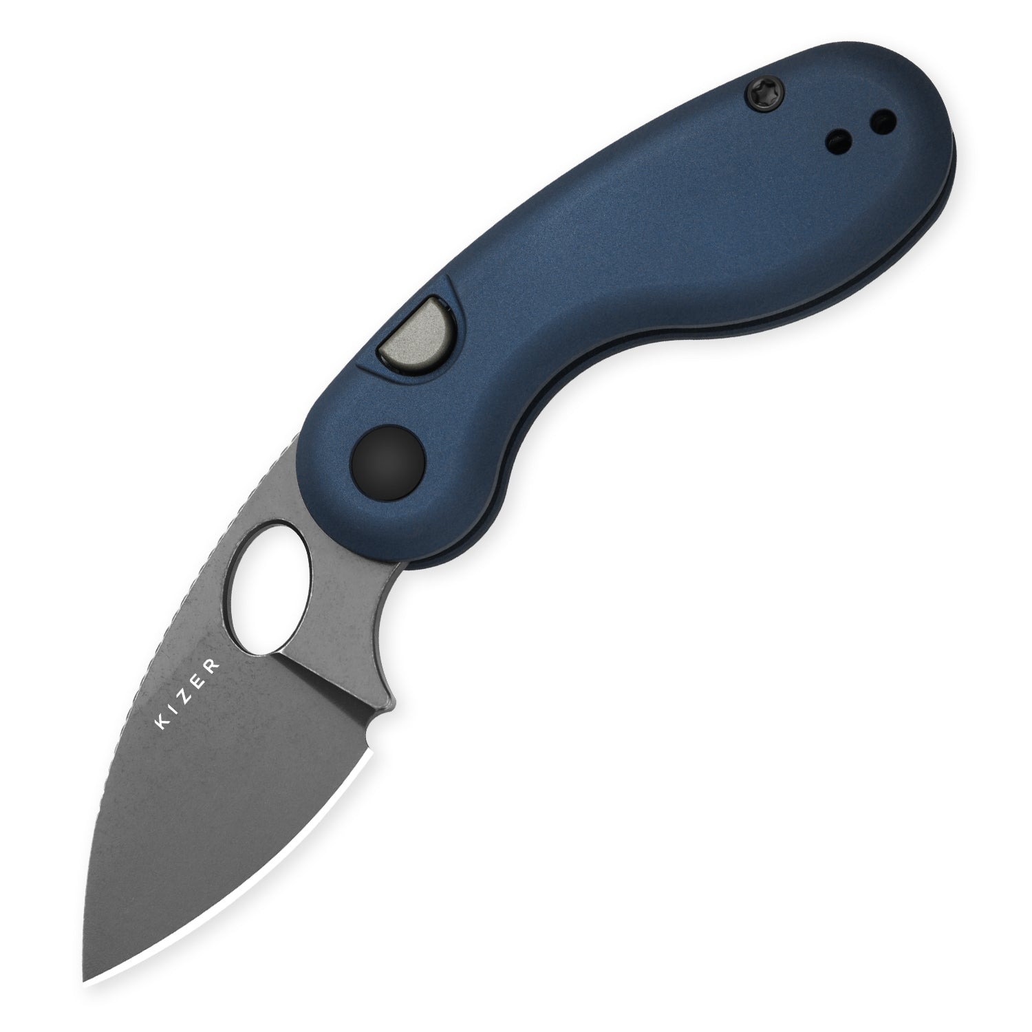 Microbe™ | Kizer Button Liner Lock™ | 14C28N | Aluminum | KizerV™ 2742A1