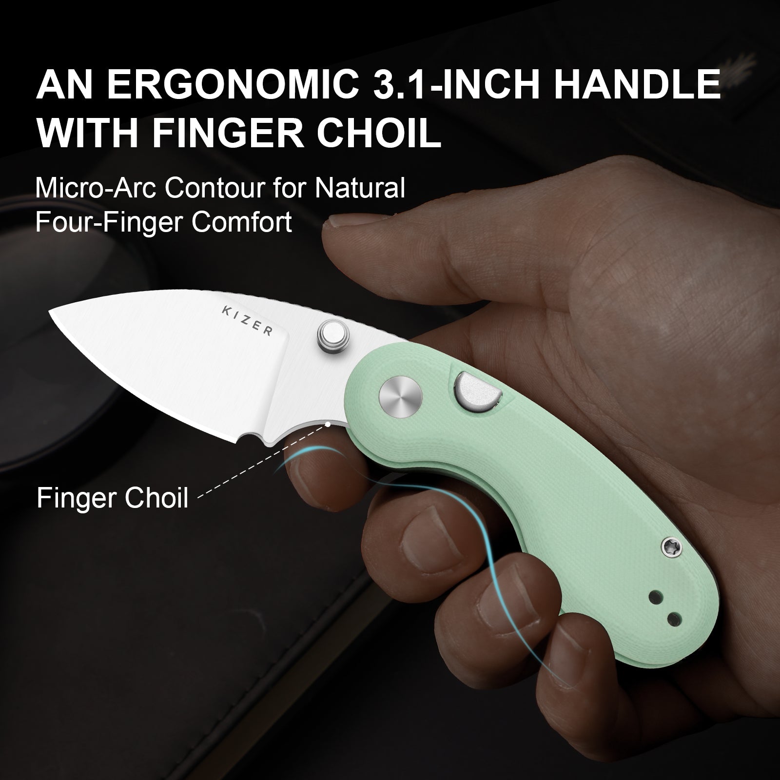 Microbe 2.19 inch 14C28N G10 V2742A4-Kizer
