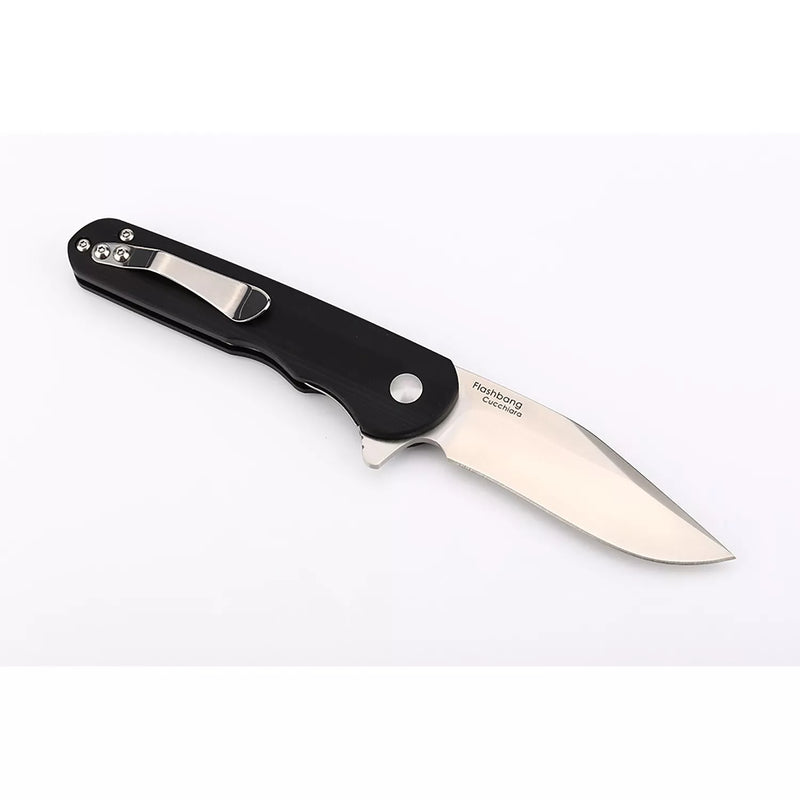 Kizer Flashbang Flipper Knife N690 Satin Blade G10 Handle V3454N1 Exclusive