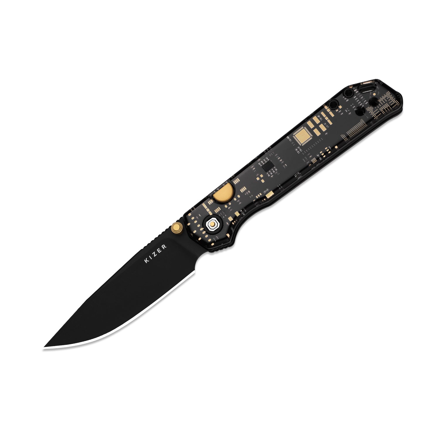 Begleiter 2.9 | Kizer Button Liner Lock™ | BD1N | Resin & PCB | Black