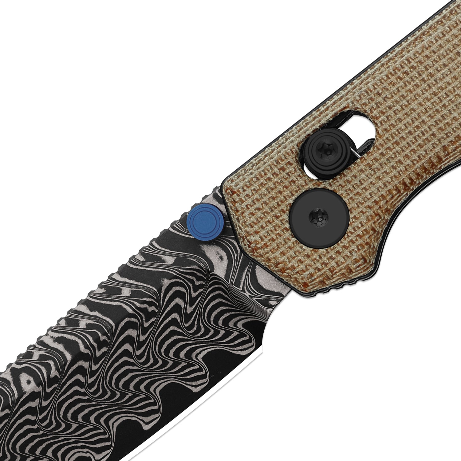 Begleiter 2.9 | Kizer Clutch Lock™ | Norplex UltreX™ Micarta | Damascu