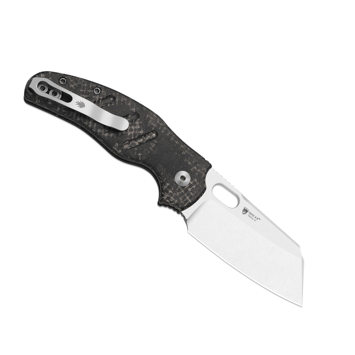 Sheepdog® C01C 2.9 BS | Current Micarta (Black Burlap) | Kizer Button
