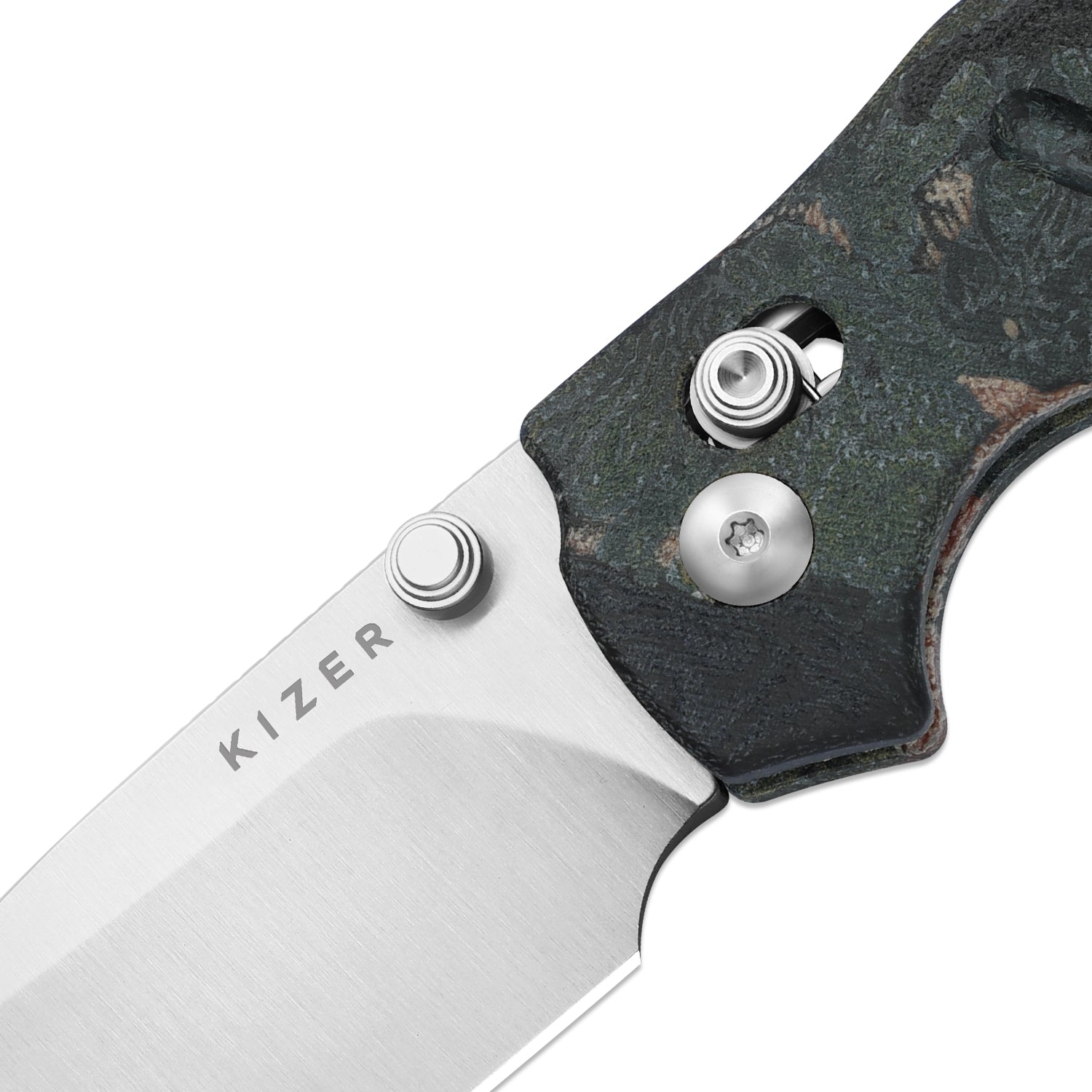 Sheepdog® C01C 2.9 CD | Current Micarta (Blue Burl Canvas) | Kizer Clu