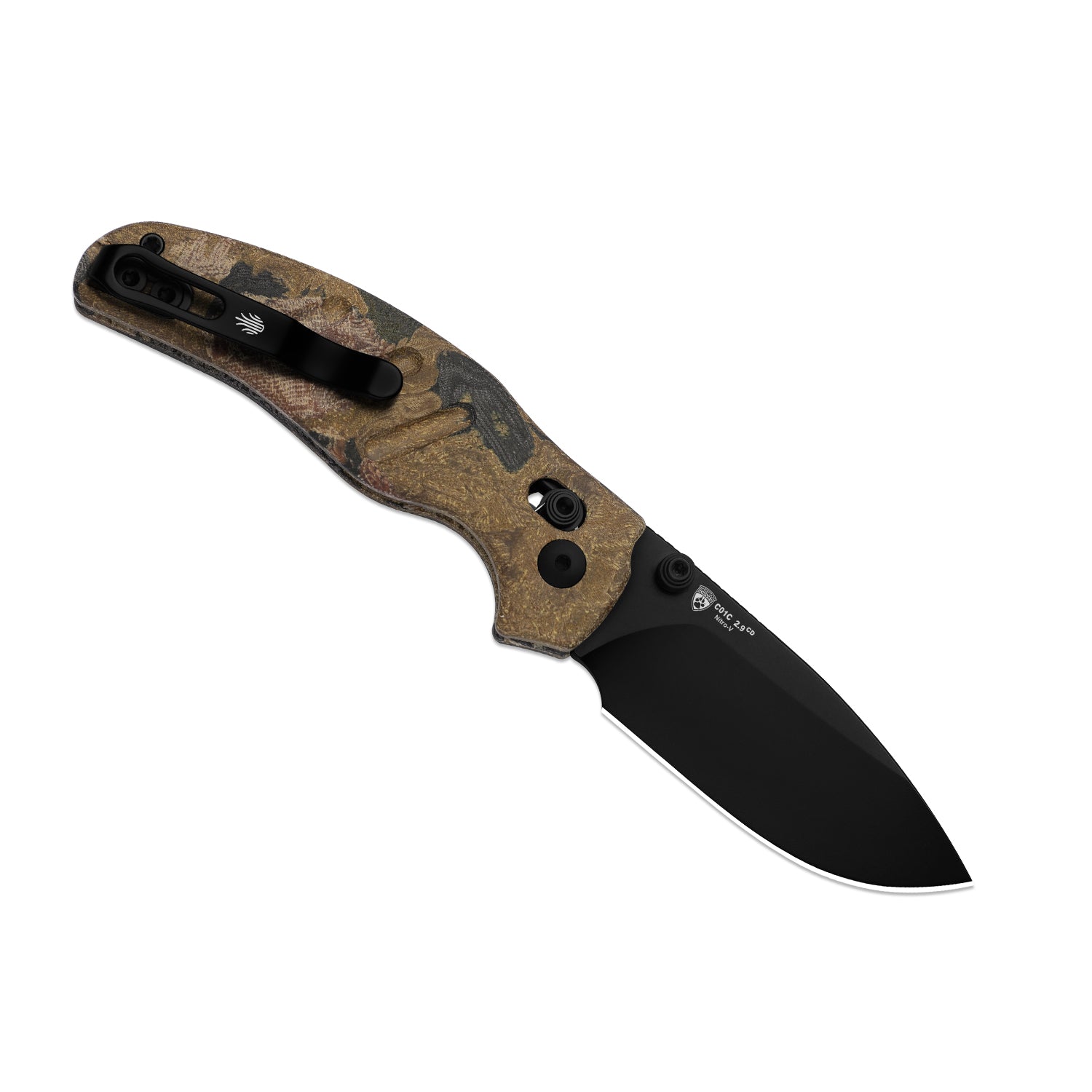 Sheepdog® C01C 2.9 CD | Current Micarta (Yellow Burl Canvas) | Kizer C