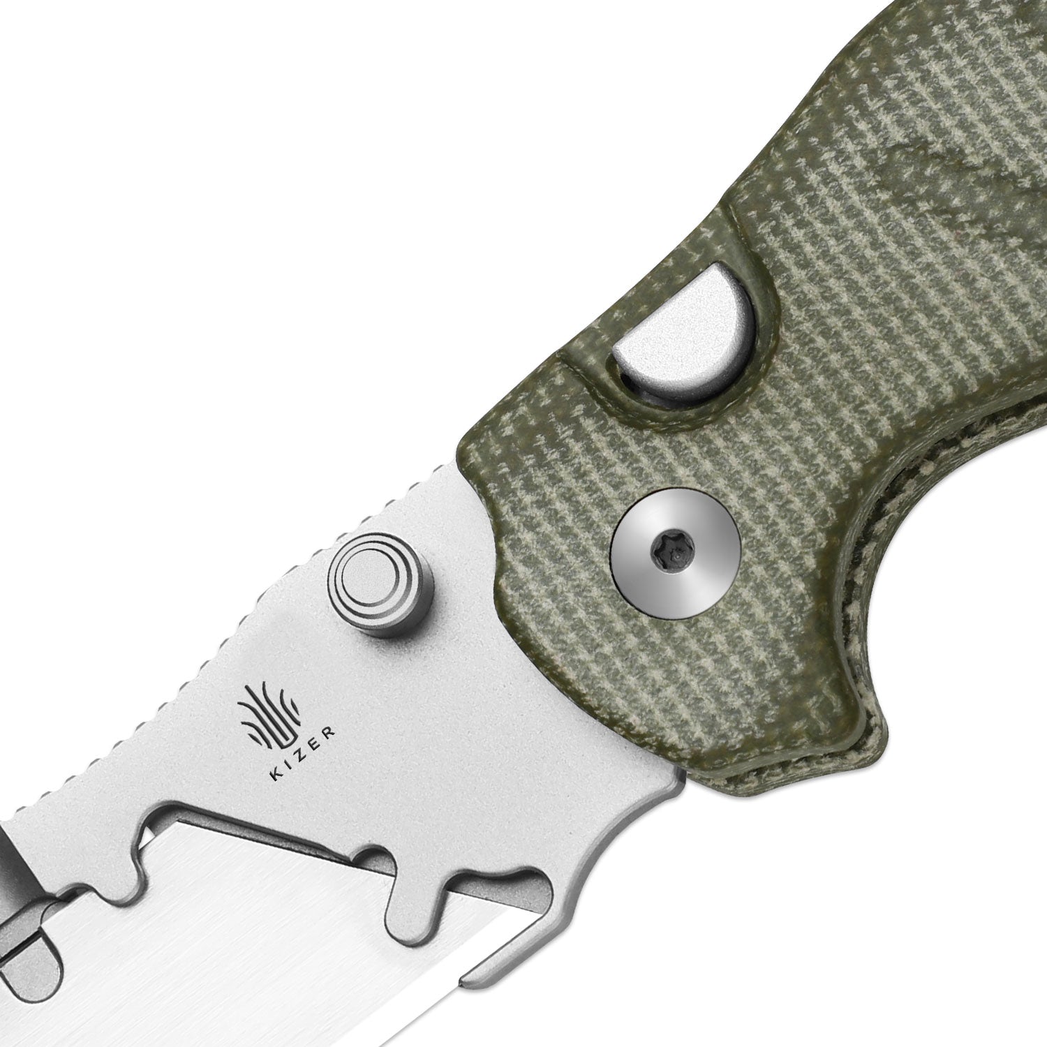 C01C Uti 2 - 2.8 inch 5Cr15MoV Micarta V3488.29JNA1-Kizer