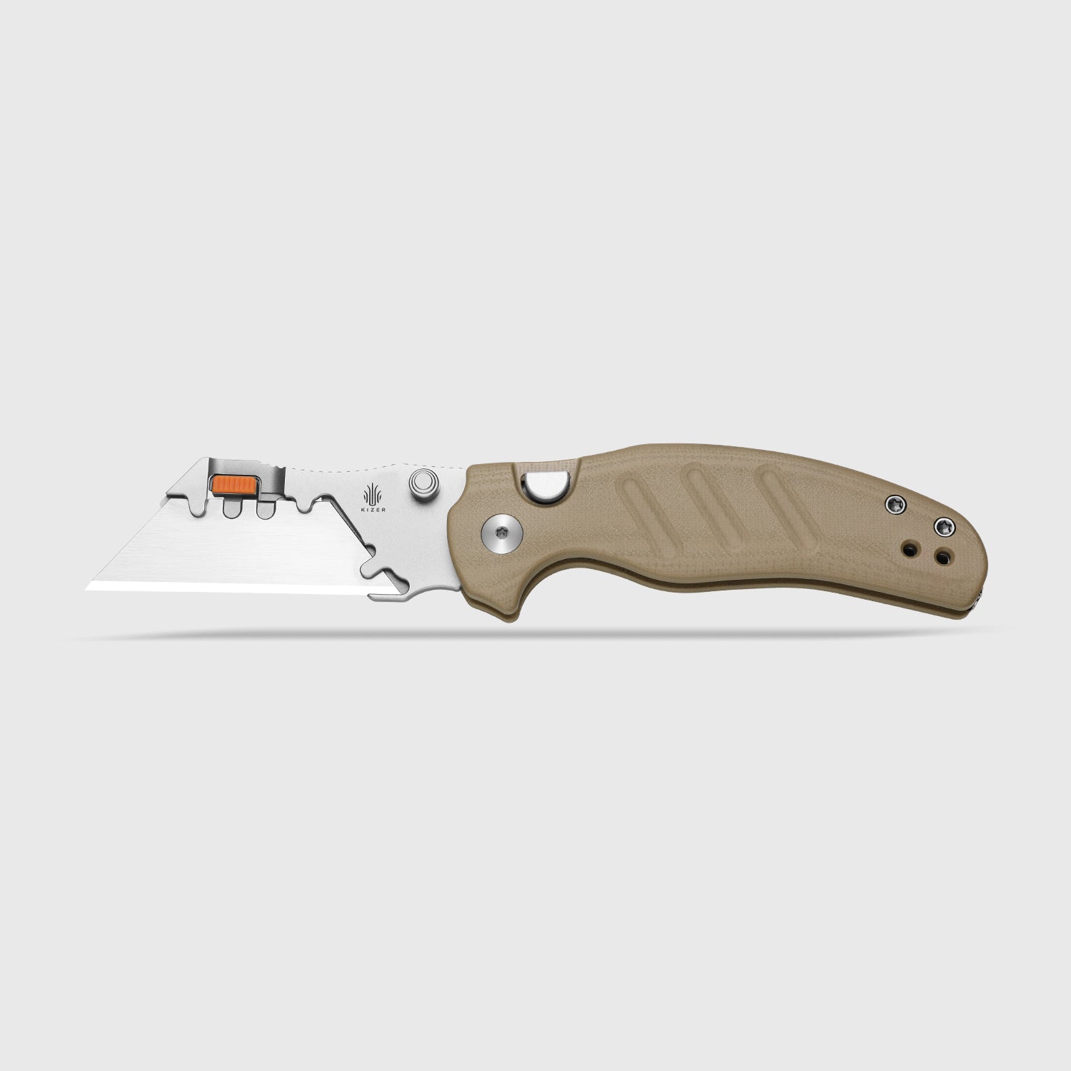 Sheepdog® Utility Knives | Kizer Button Liner Lock™ | C01C Uti 2 | 5Cr15MoV | KizerV™ 3488.29JNA2