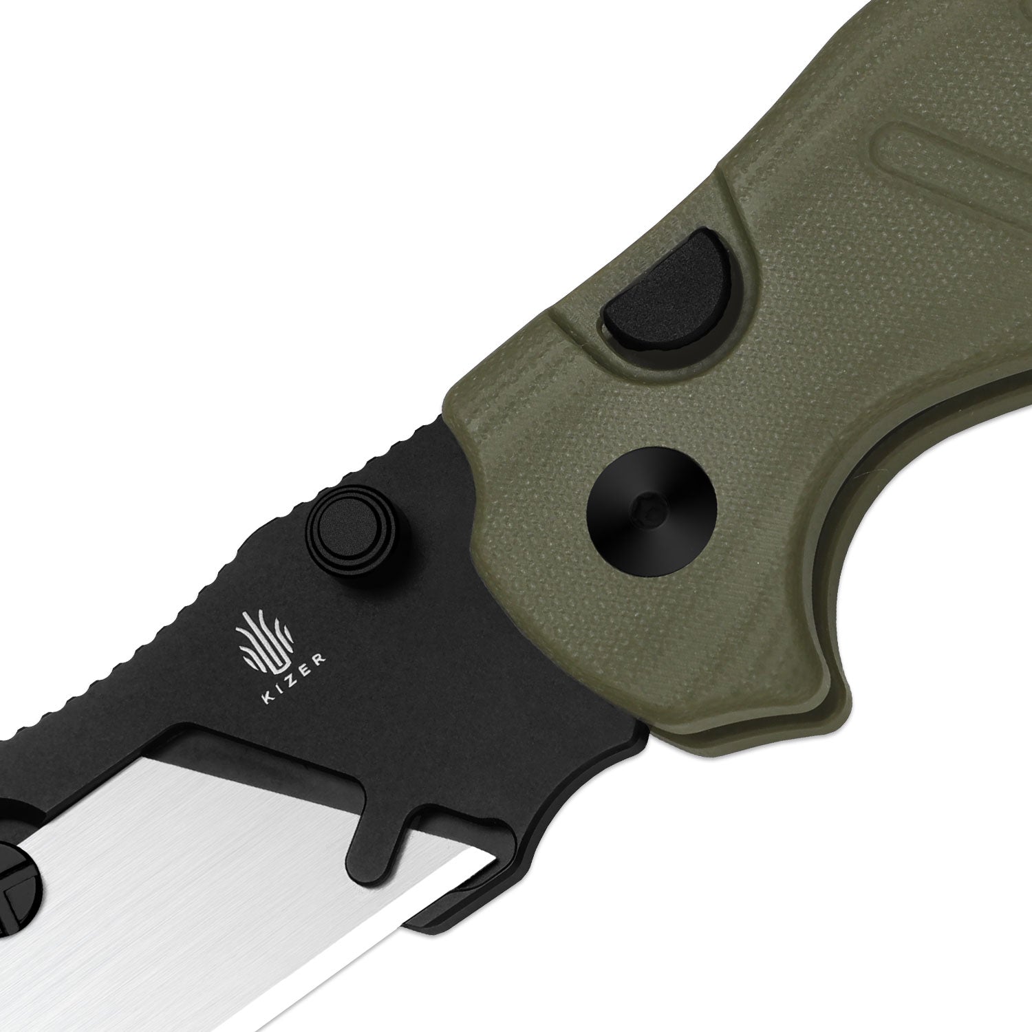 Sheepdog® Utility Knives | Kizer Button Liner Lock™ | C01C Uti 1 | 5Cr15MoV | KizerV™ 3488.29JSA2
