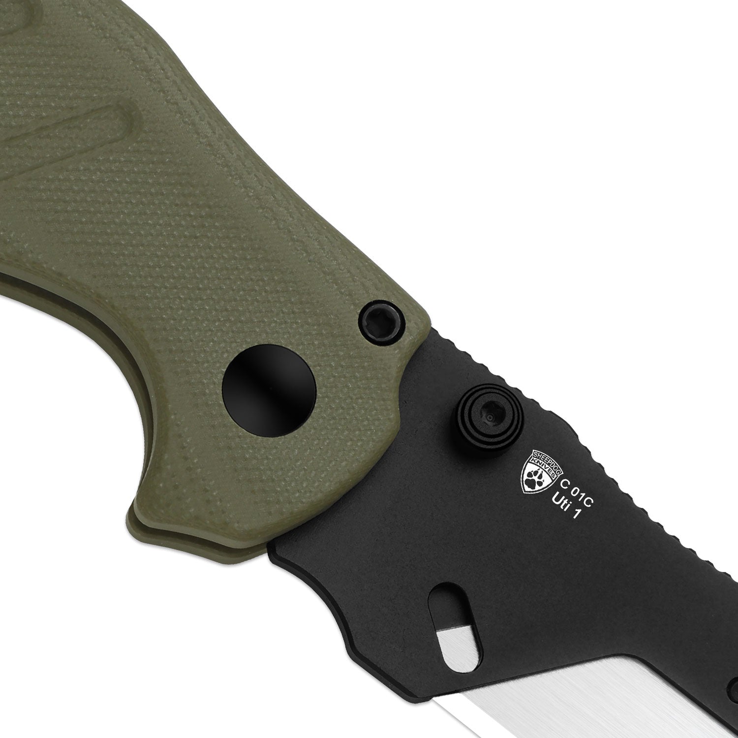 Sheepdog® Utility Knives | Kizer Button Liner Lock™ | C01C Uti 1 | 5Cr15MoV | KizerV™ 3488.29JSA2