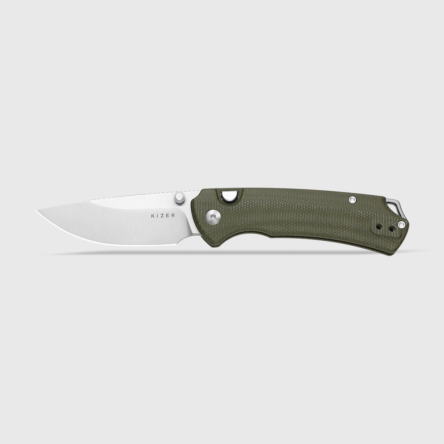 T1 BD | Button Liner Lock™ | Nitro.V | Micarta | KizerV™ 3490.2BA1