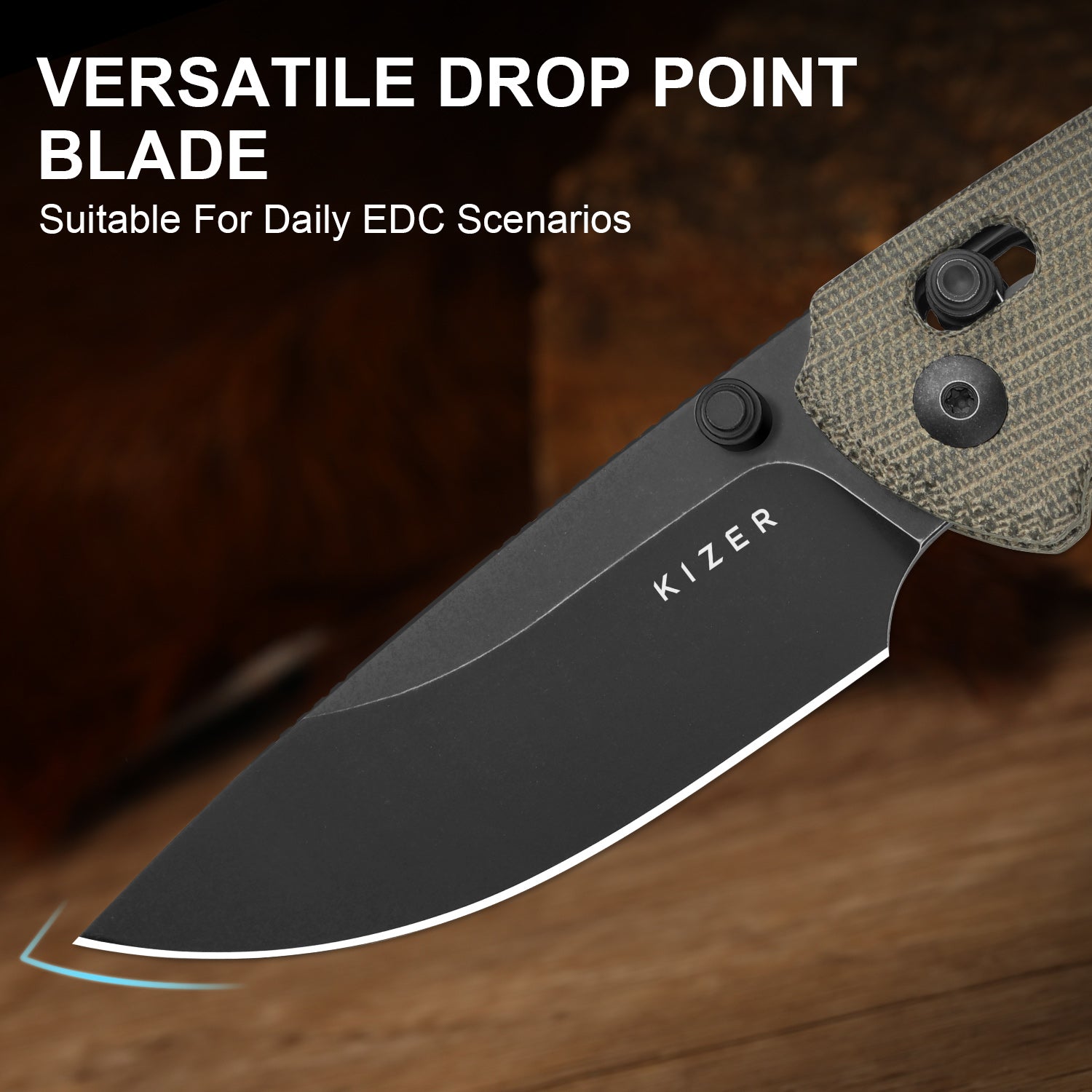 T1 CD 3.2 inch Nitro-V Norplex UltreX Micarta V3490.2CA1-Kizer