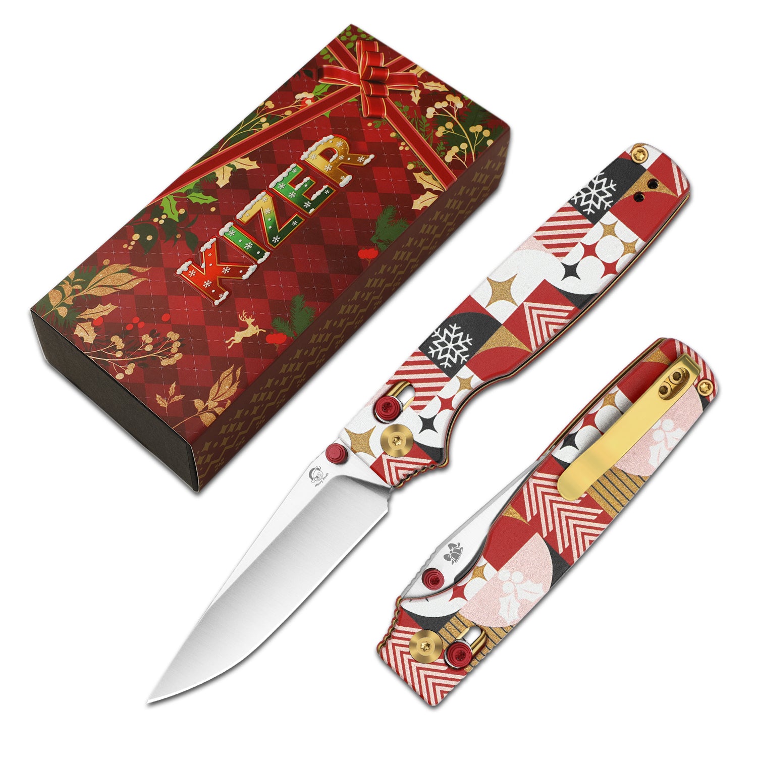 Christmas Original 2 - 3.2 inch 14C28N G10 V3605.2MC1 Limited-Kizer
