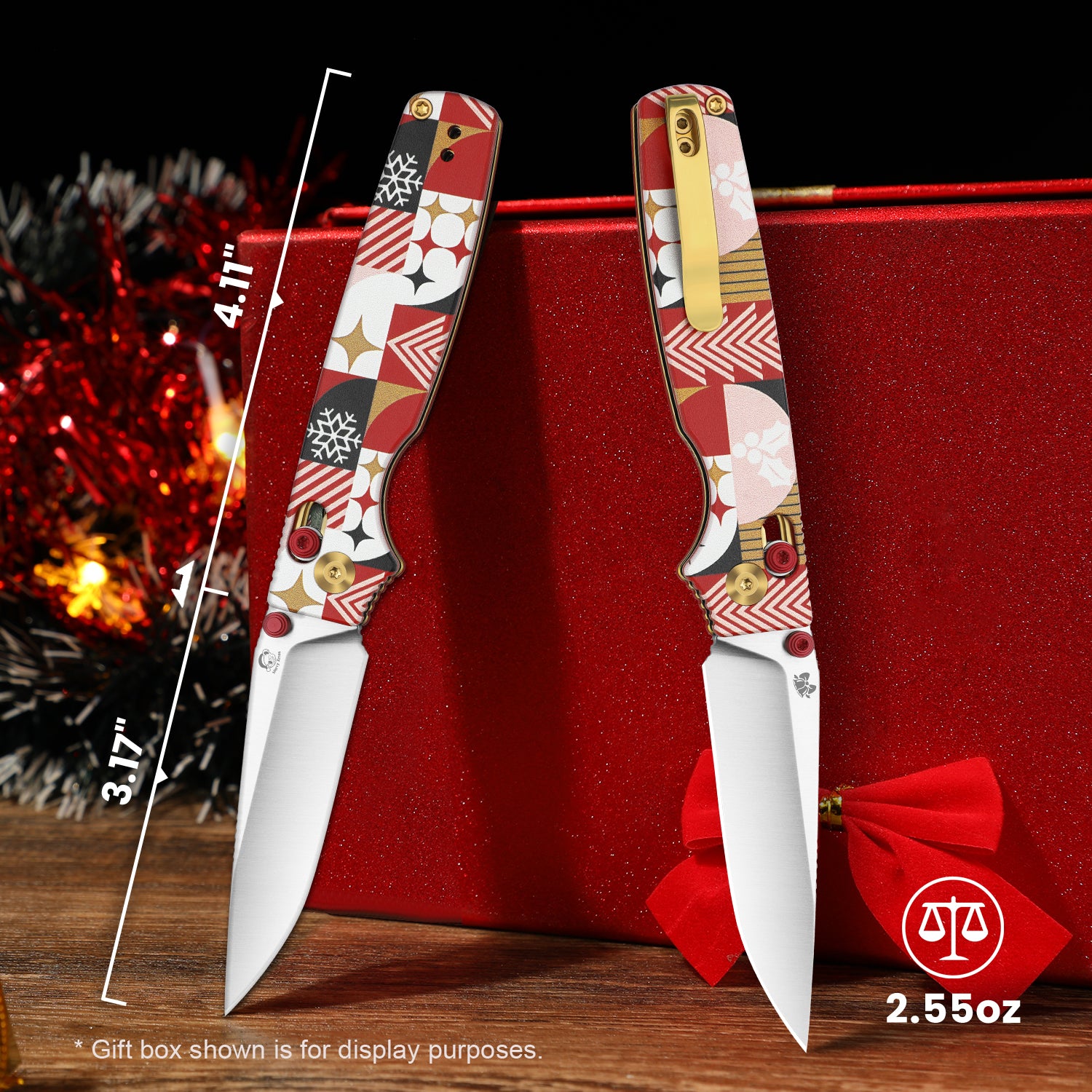キラパーナⅡ Christmas Original 2 - 3.2 inch 14C28N G10 V3605.2MC1 Limited-Kizer