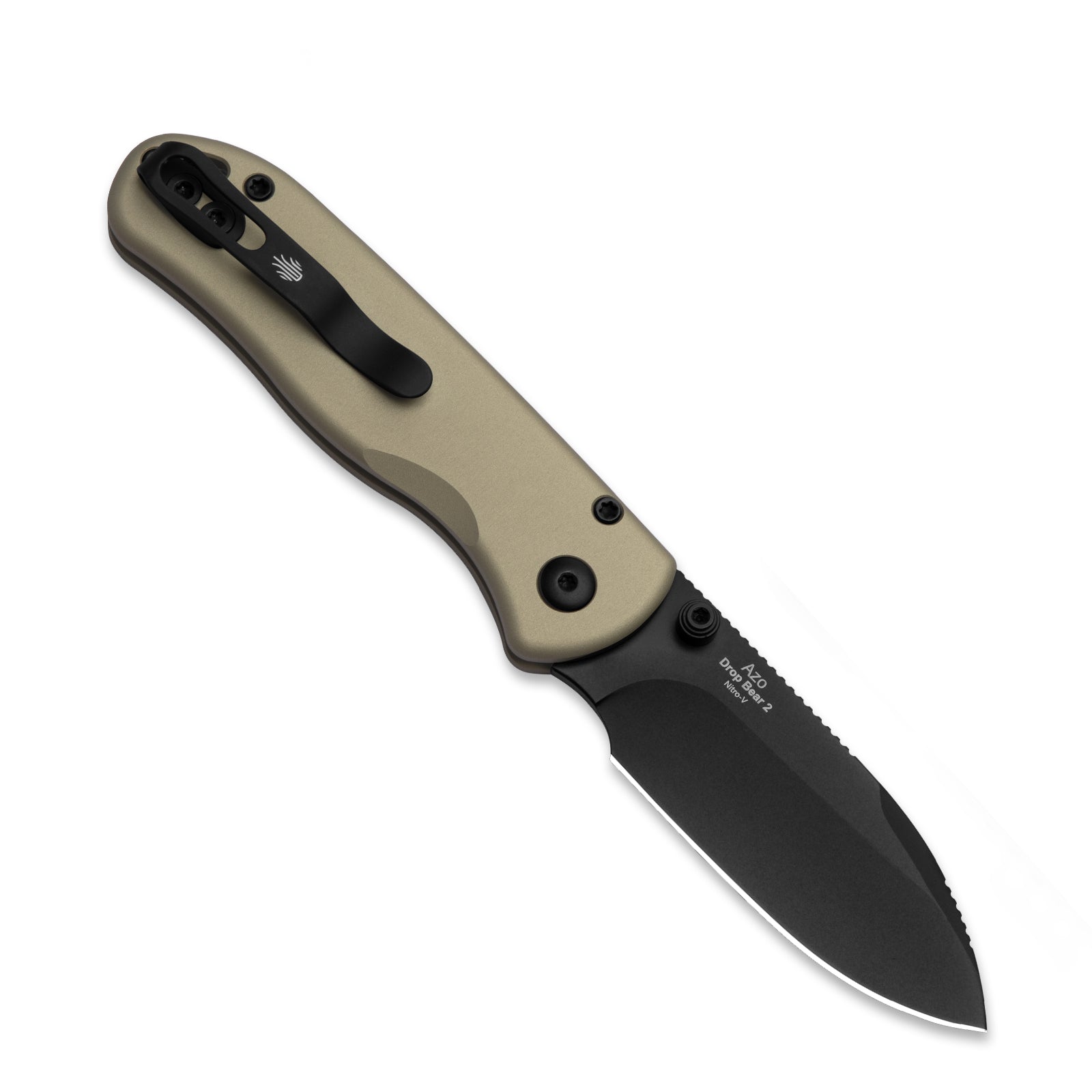 Drop Bear® 2 | Kizer Button Liner Lock™ | Nitro-V | Aluminum | KizerV™ 3619.2CD1