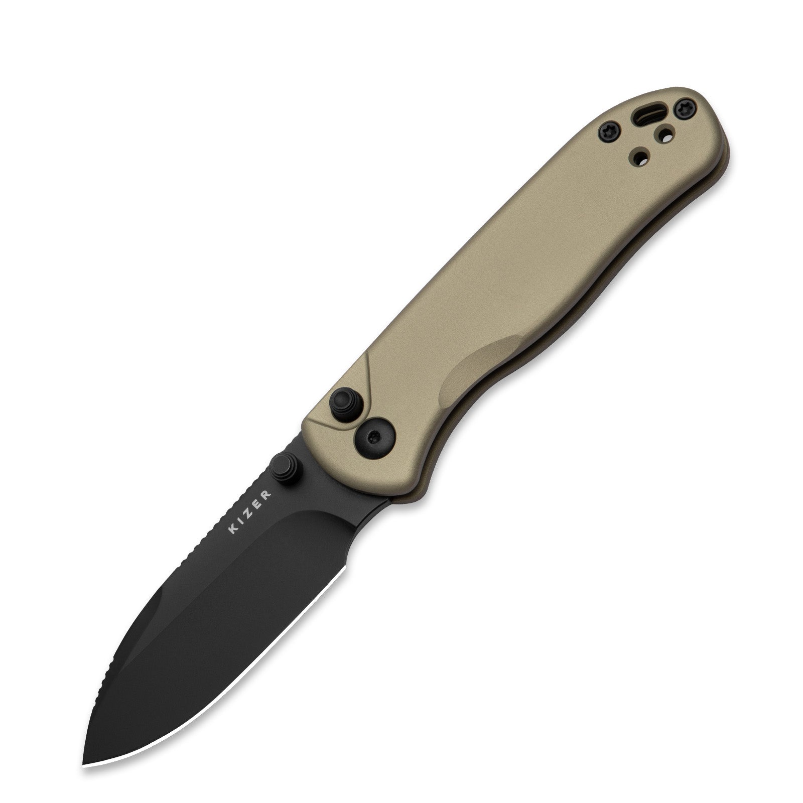 Drop Bear® 2 | Kizer Button Liner Lock™ | Nitro-V | Aluminum | KizerV™ 3619.2CD1