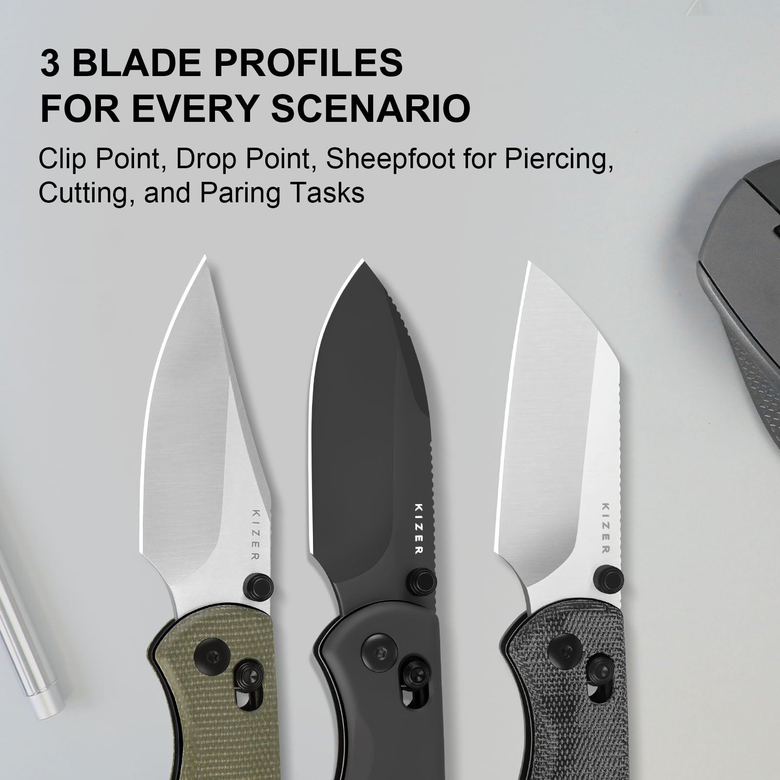 Drop Bear® 2 | Kizer Clutch Lock™ | Nitro-V | Aluminum | KizerV™ 3619.2KD2