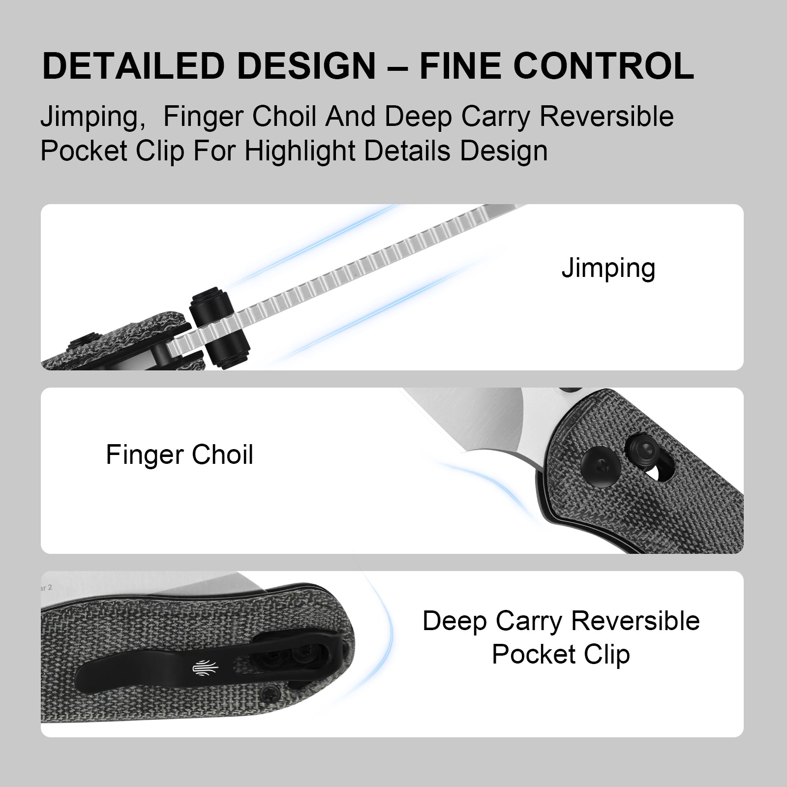 Drop Bear® 2 | Kizer Clutch Lock™ | Nitro-V | Micarta | KizerV™ 3619.2KS1