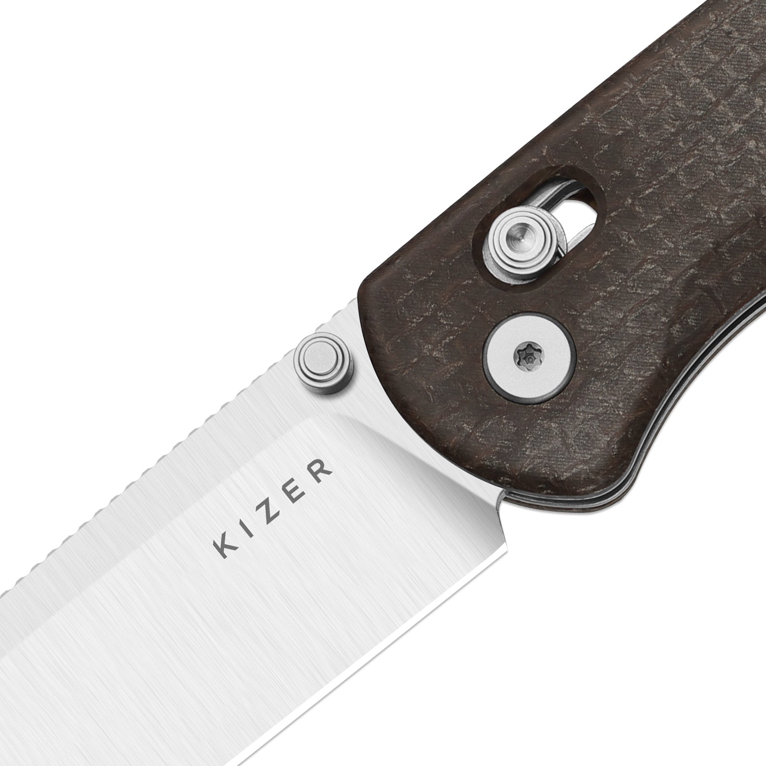 Drop Bear® | GID Canvas Micarta Handle | Kizer Clutch Lock™ | Nitro-V | KizerV™ 3619A19