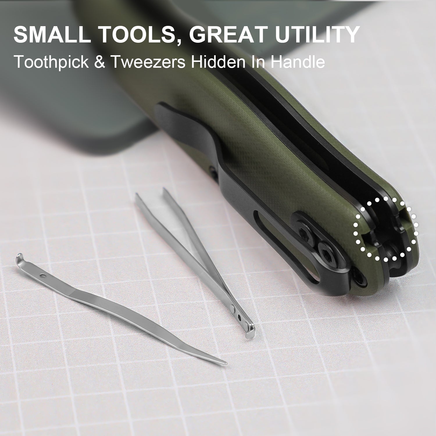 Drop Bear® Utility | Kizer Clutch Lock™ | Uti BEAR 2 | SK5 & 50Cr15MoV | G10 | KizerV™ 3619JA6