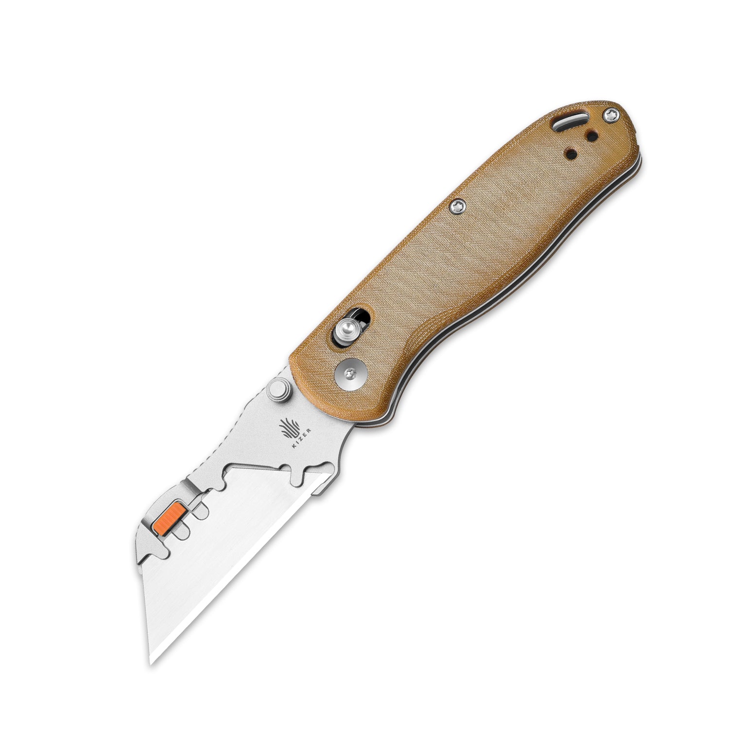Uti BEAR 2 - 2.74 inch SK5 & 5Cr15 Micarta V3619JA7-Kizer