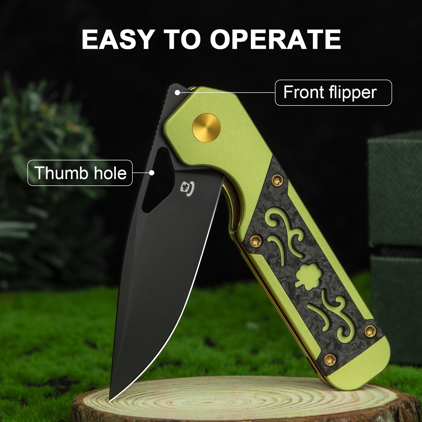 Mini Militaw® | Nitro-V | Aluminum & Carbon Fiber | KizerV™ 3634SA7