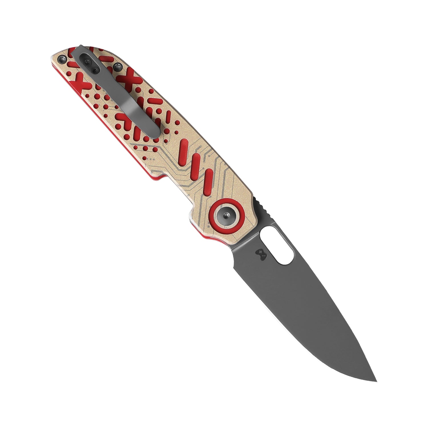 Varatas | Nitro-V | Red&White G10 Handle | KizerV™ 3637A3
