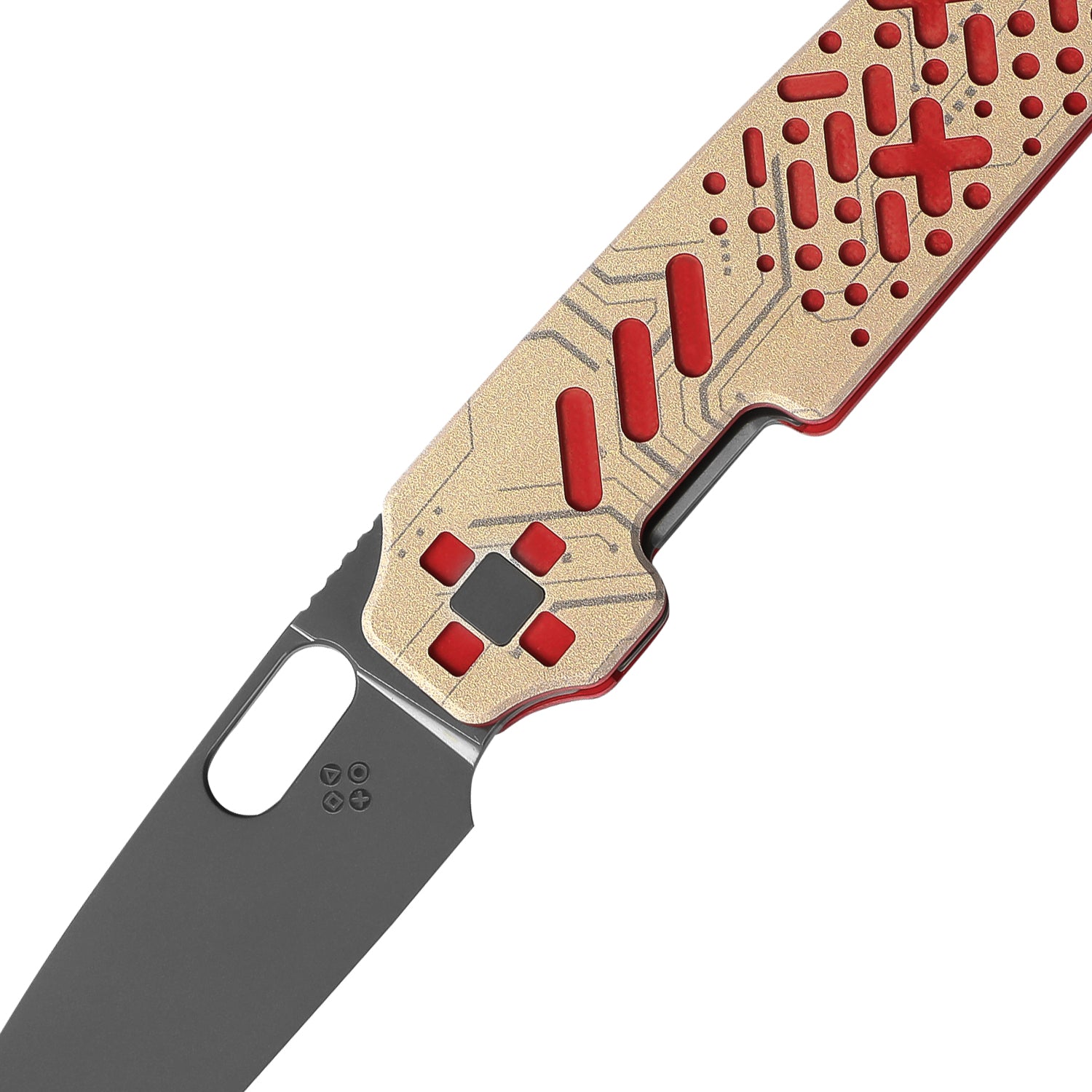 Varatas | Nitro-V | Red&White G10 Handle | KizerV™ 3637A3