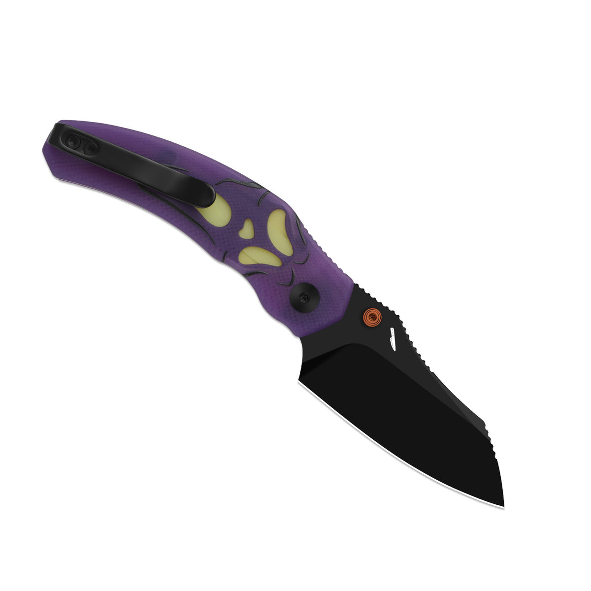Halloween | Mini Bulldog | Nitro-V | Dual-Color GID Handle | KizerV™ 3672SBDHW1 | Halloween Special Edition