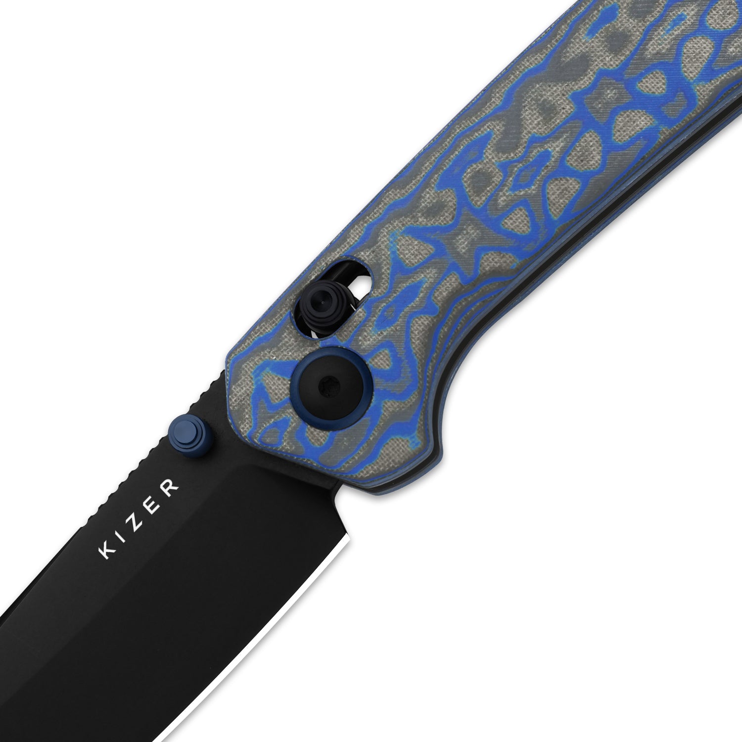 Madrac 3.06 inch Nitro-V Micarta With Vortex Pattern V3693A4-Kizer