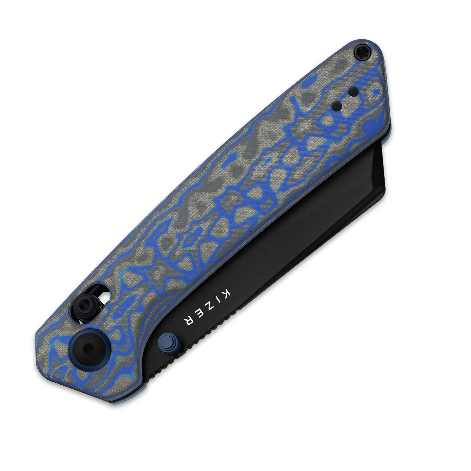 Madrac 3.06 inch Nitro-V Micarta With Vortex Pattern V3693A4-Kizer