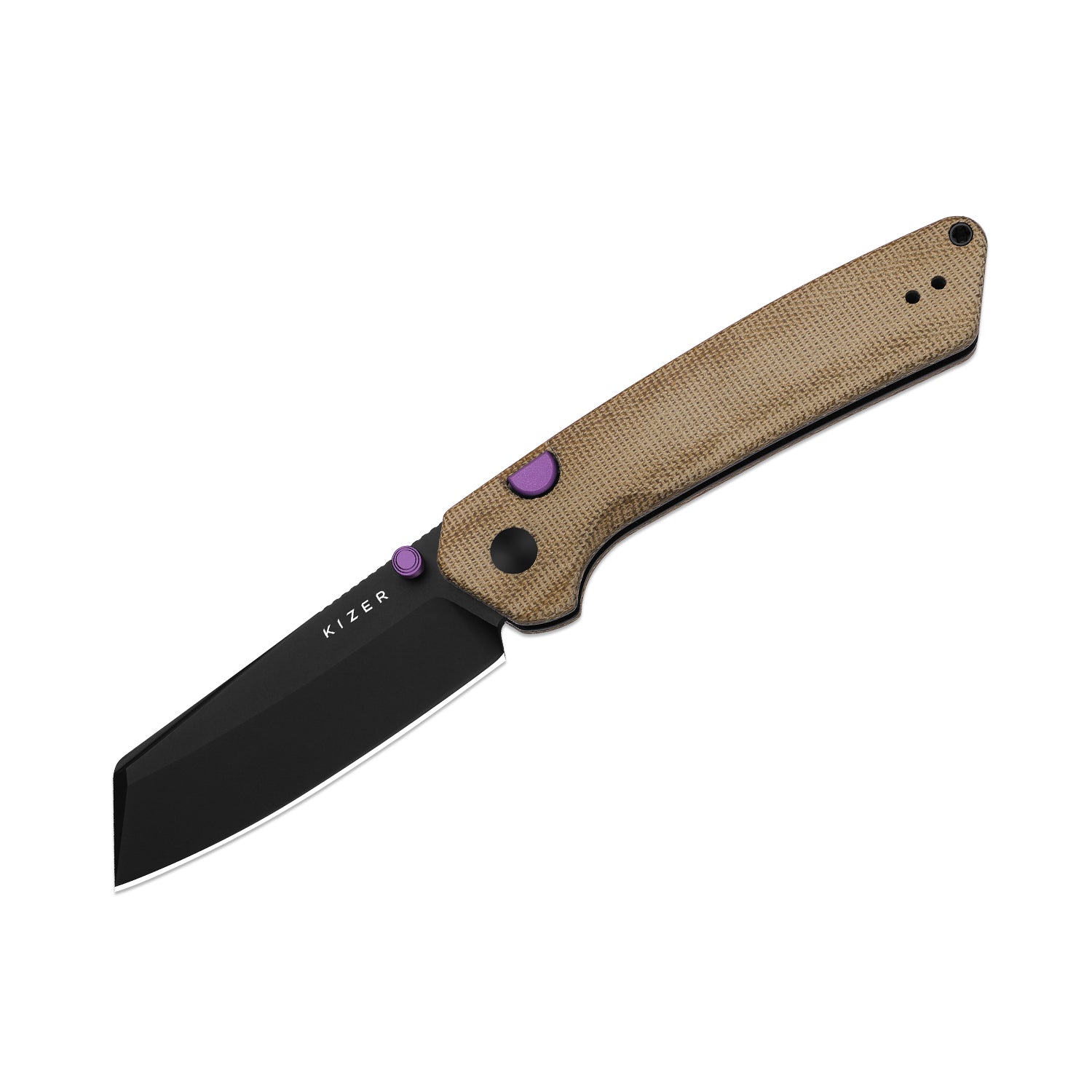 Madrac | Kizer Button Liner Lock™ | Norplex UltreX™ Micarta | 14C28N +