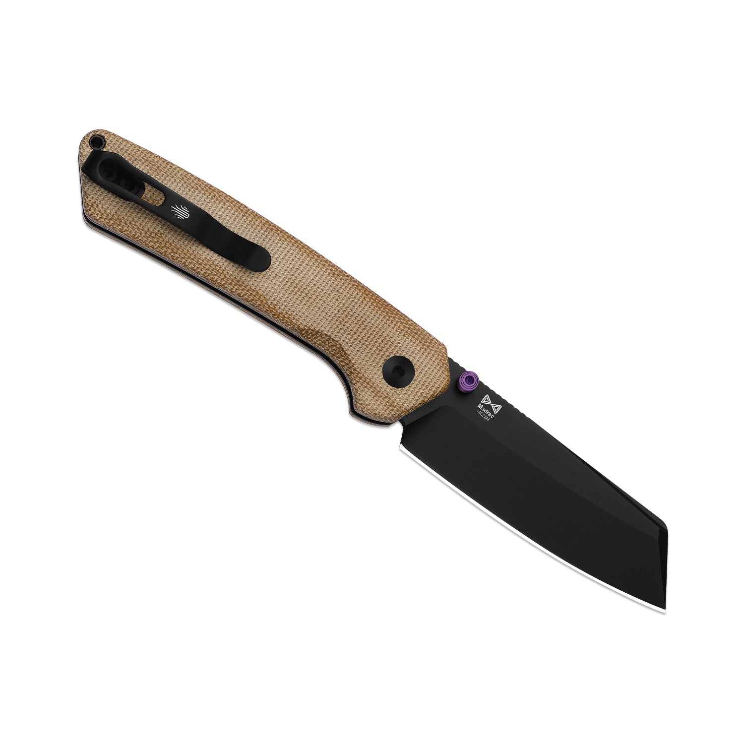 TATARAシザー T&K Madrac | Kizer Button Liner Lock™ | Norplex UltreX™ Micarta | 14C28N +