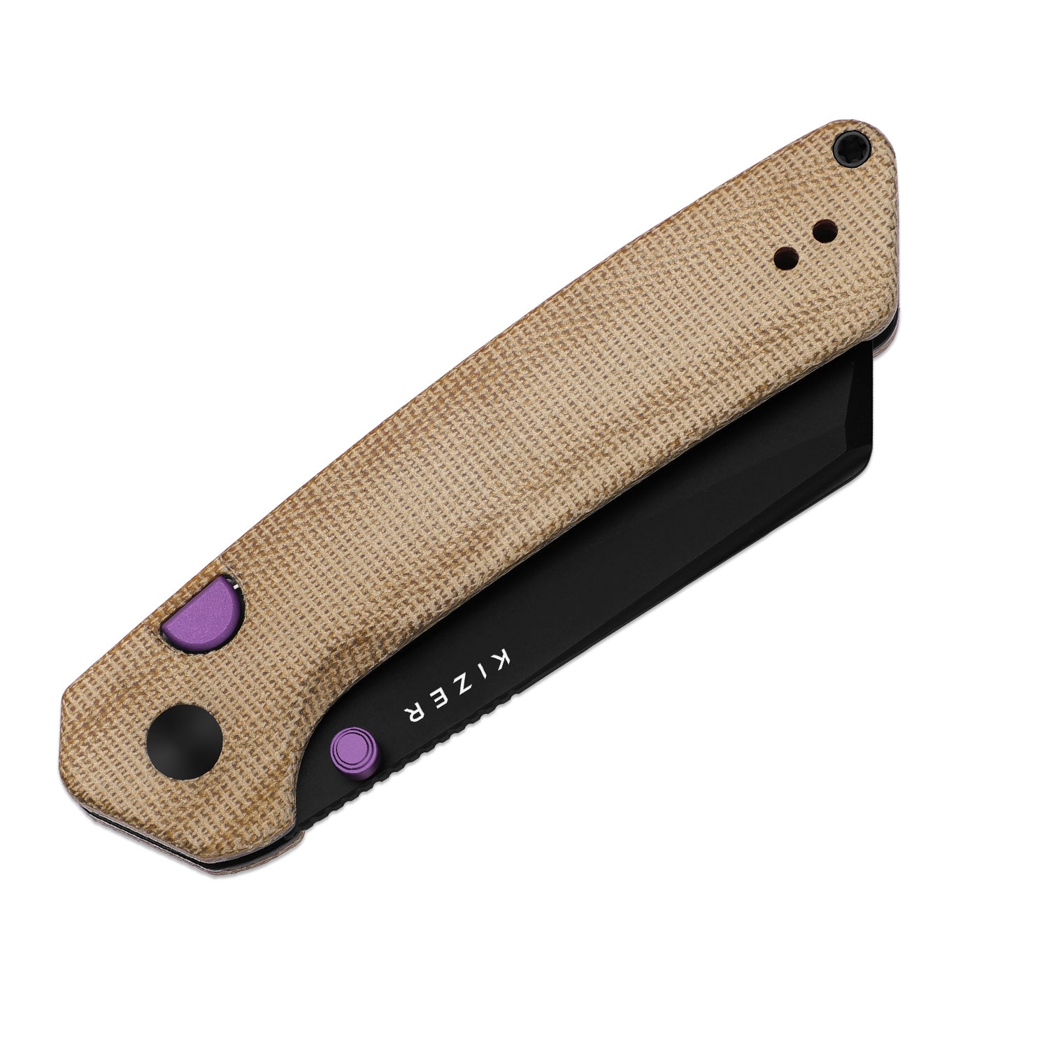 Madrac | Kizer Button Liner Lock™ | Norplex UltreX™ Micarta | 14C28N +