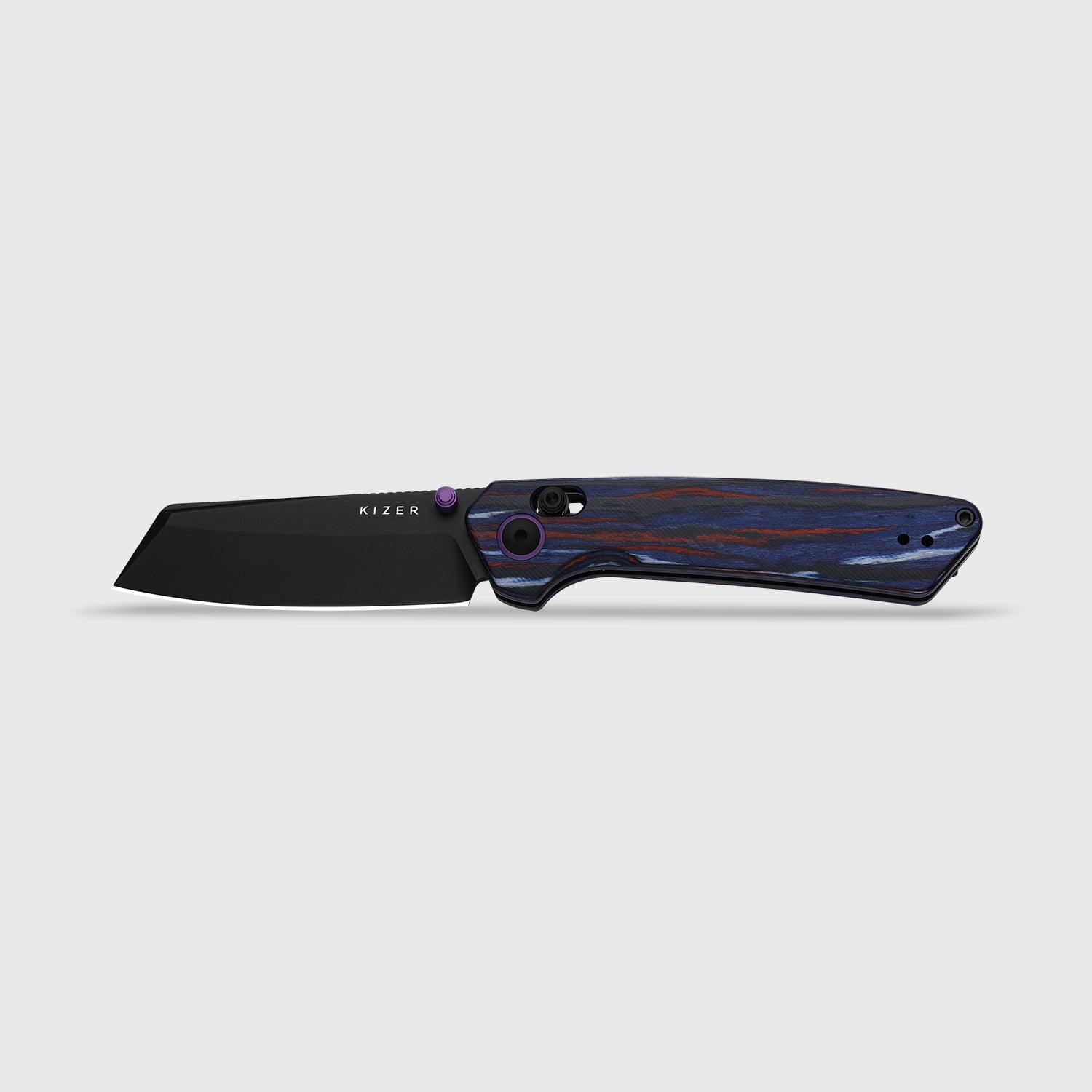 Madrac | Kizer Clutch Lock™ | GID | Backspacer Random Color | Reconstituted Wood | KizerV™ 3693PR3