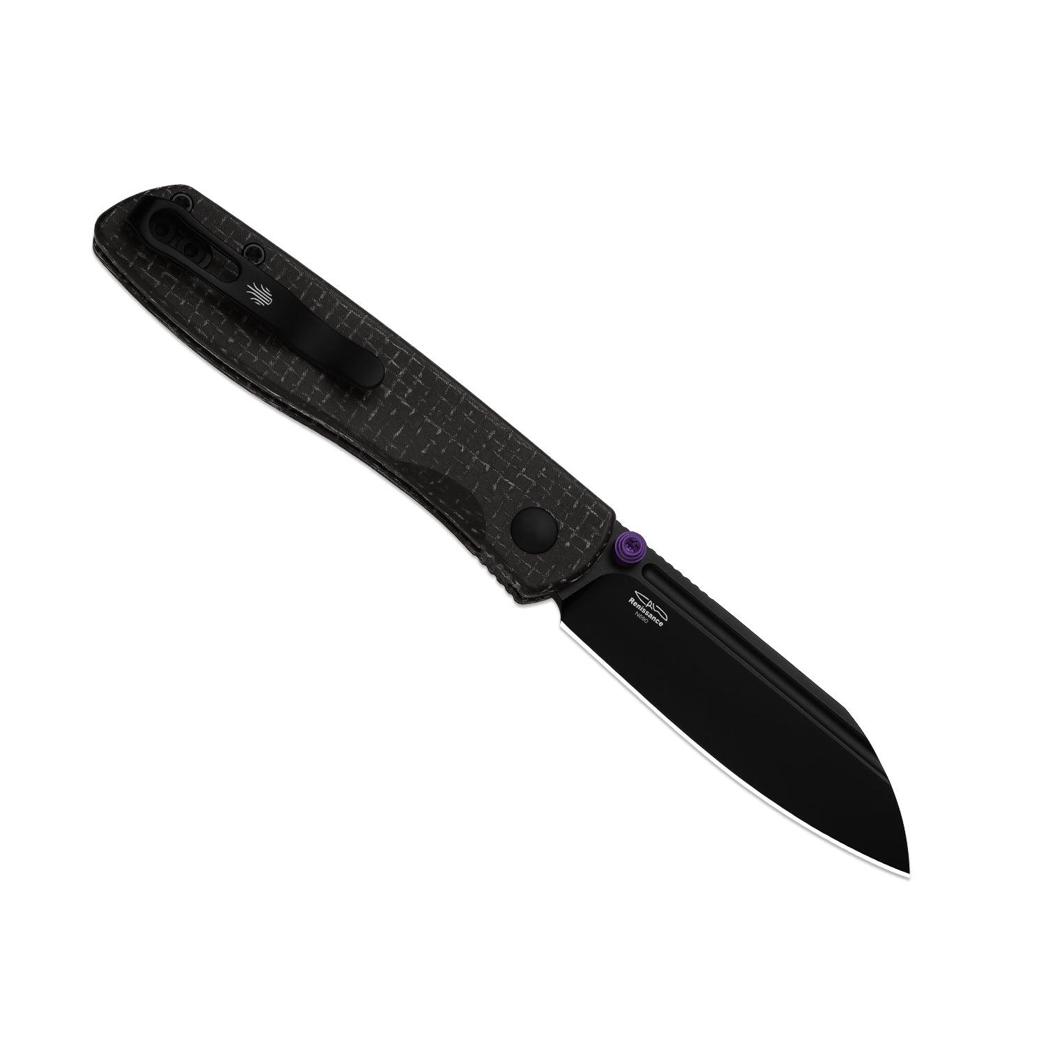 Renissance | Kizer Button Liner Lock™ | Micarta | N690 Black PVD Coating | KizerV™ 3698A1