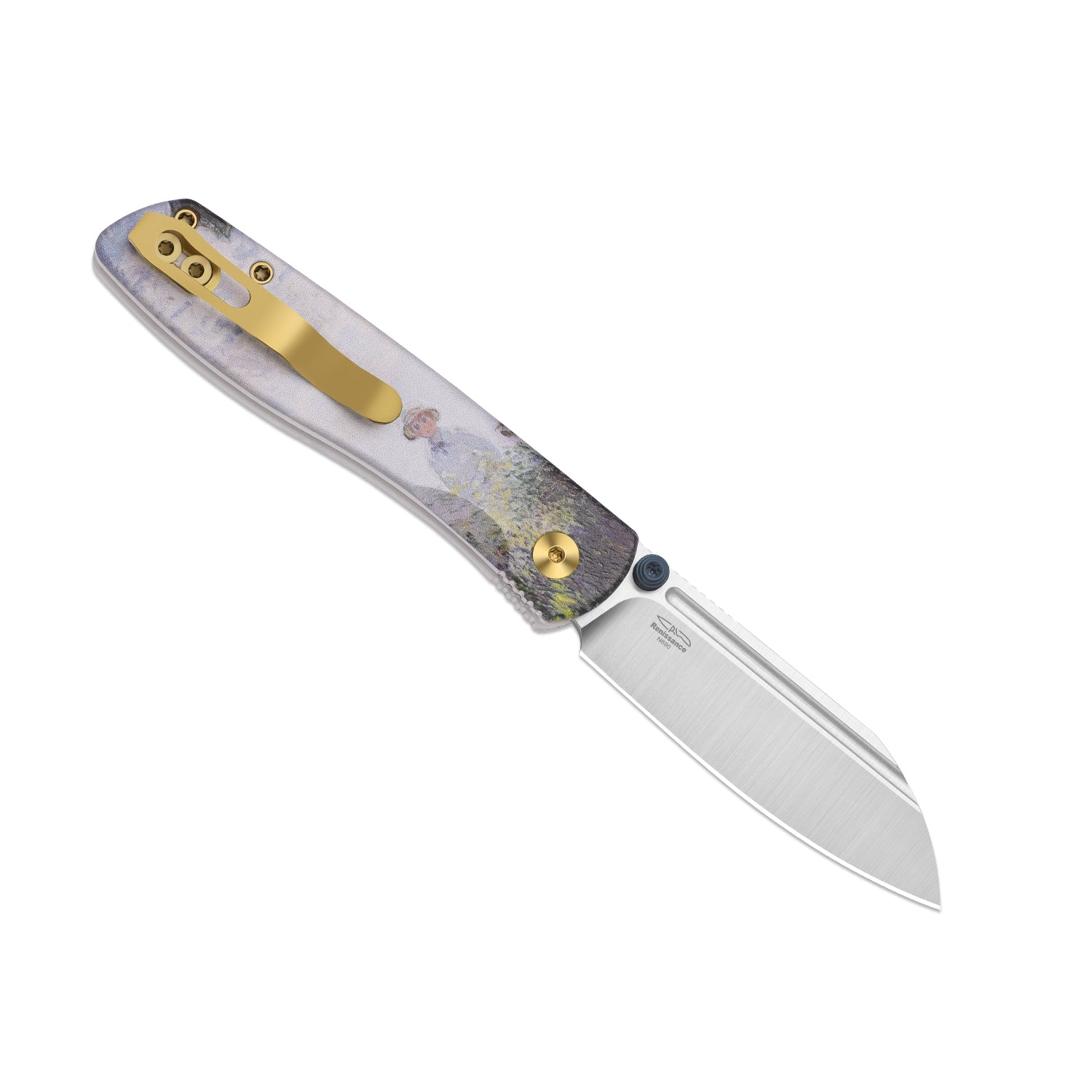 Renissance | Kizer Button Liner Lock™ | G10 | N690 + Satin | KizerV™ 3698A6
