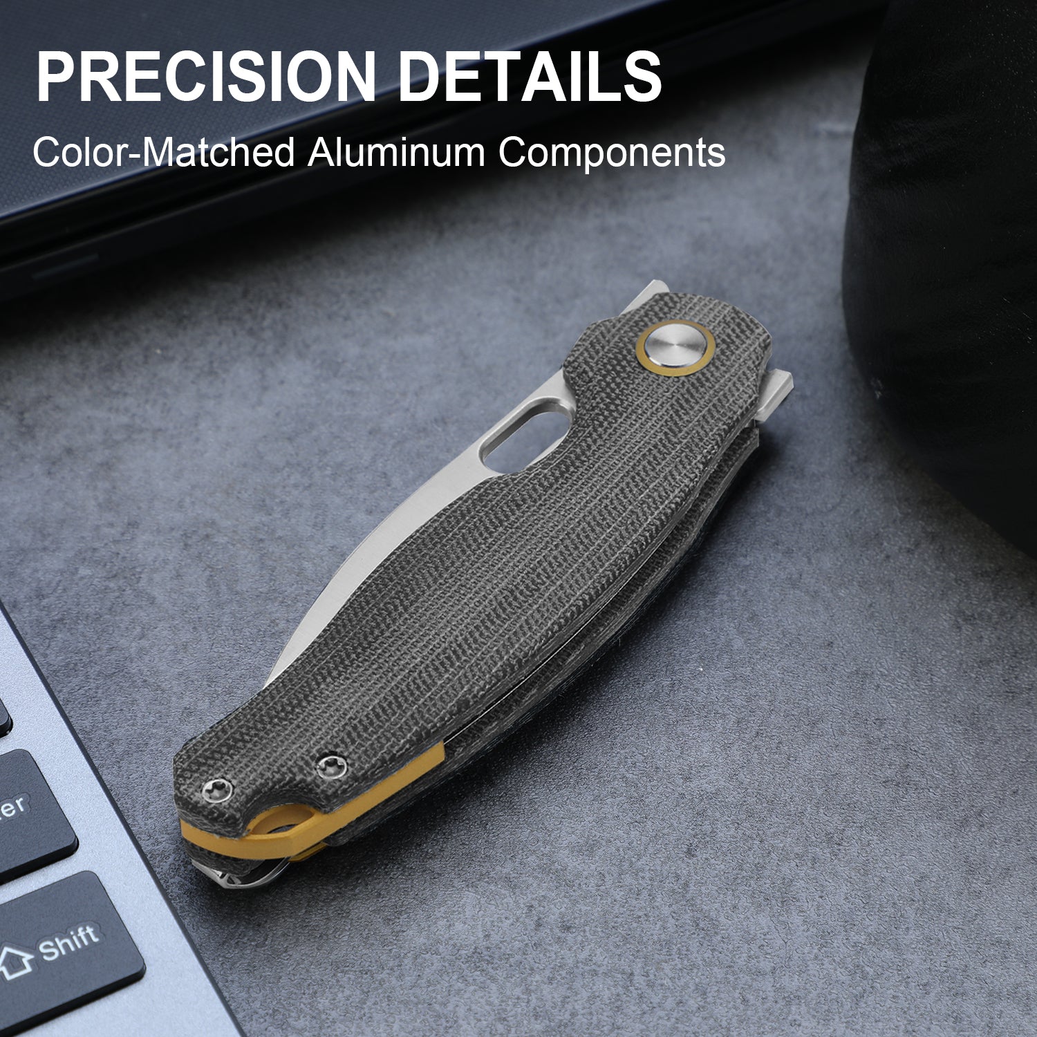 Seagull 2.9 inch 14C28N Micarta V3770A1-Kizer